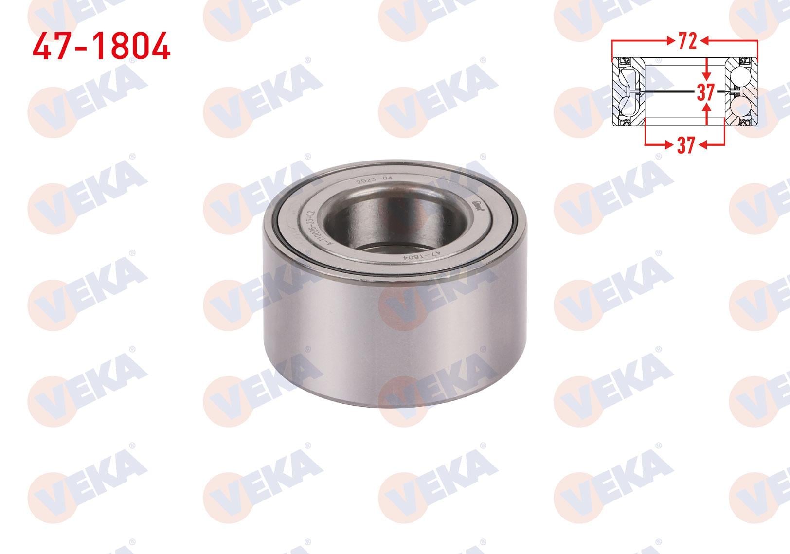 ON TEKERLEK RULMANI SOL-SAG 37X72X37 ALBEA 1.3 MJT 2003-2007/LINEA 1.3 MJT 2007-/FIORINO 1.3 MJT 2007-/DOBLO 1.2i-1.4i-1.9D 2001-2010/CLIO SYMBOL 1.2-