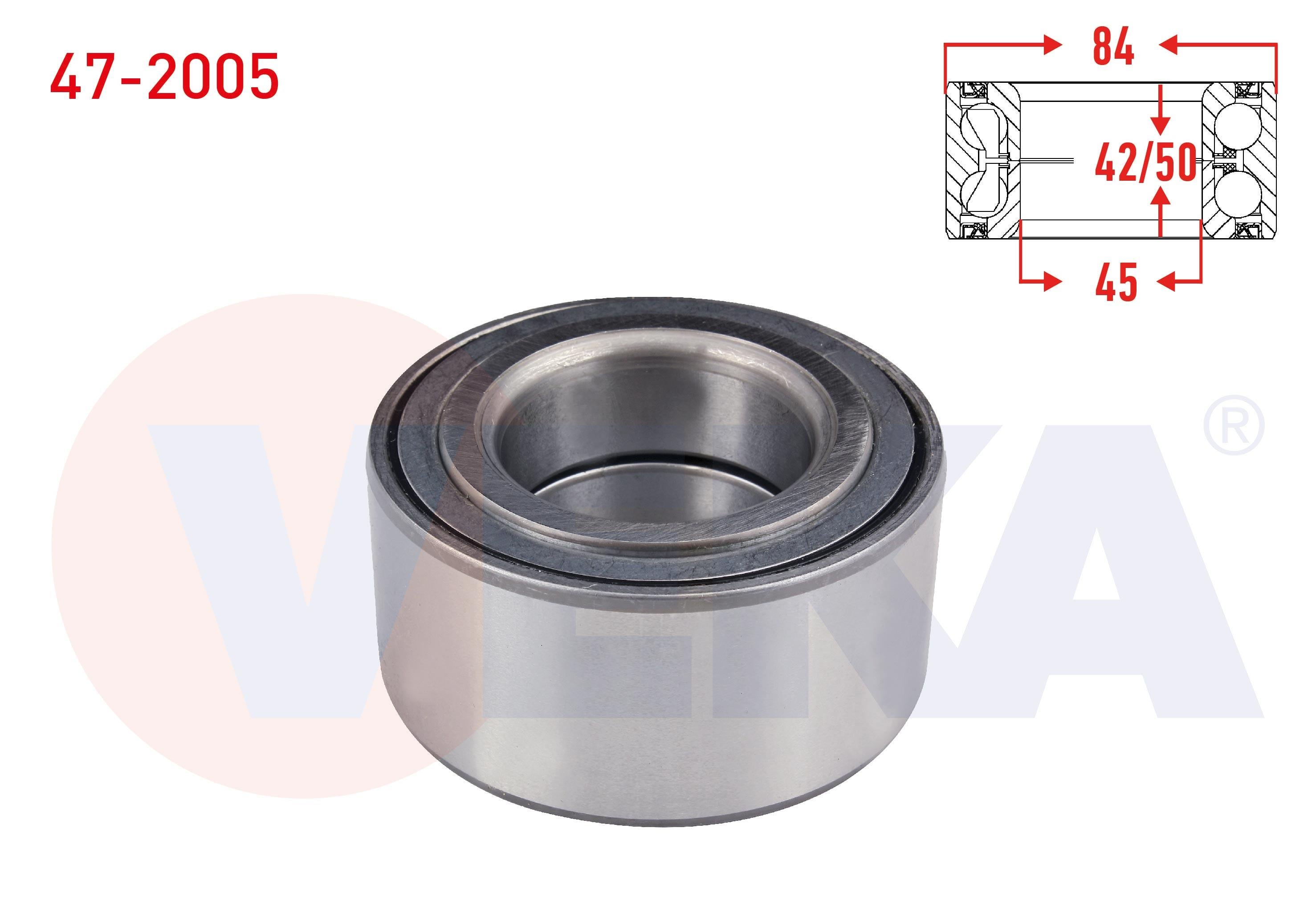 ON TEKERLEK RULMANI SOL-SAG ABS OKUYUCULU  45x84x42/40 HONDA CR-V II 2.0i 2002-2006 / CIVIC VIII 1.8 2005-2012 /  S2000 2.0 V-TEC 1999-