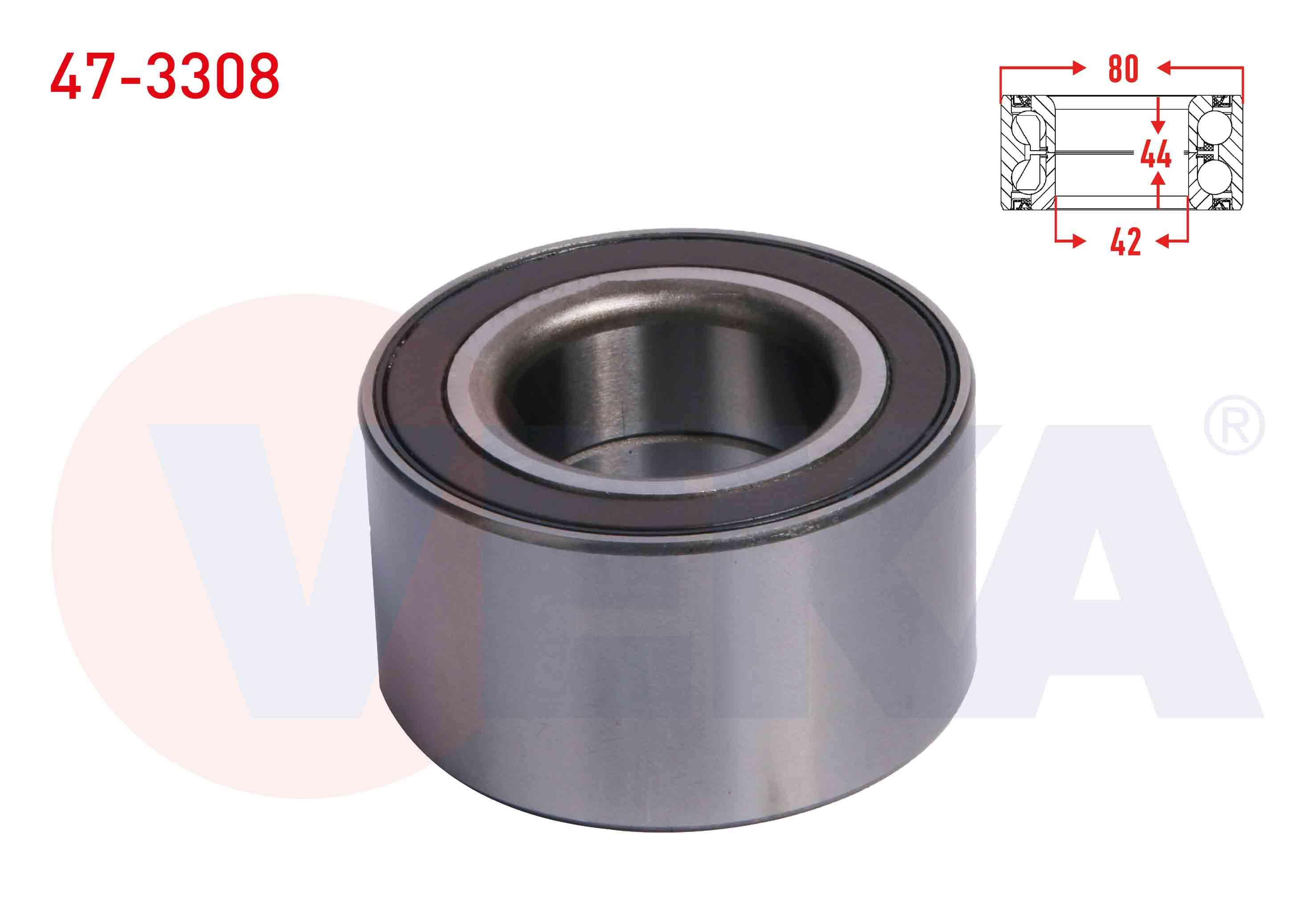 ON TEKERLEK RULMANI SOL-SAG ABS OKUYUCULU 42X80X44 PEUGEOT 3008 2016- / 308 II 2014-/ 5008 II 2014-/ CITROEN C4 PICASSO II 2013-/ OPEL GRANDLAND 2017- / COMBO 2018- / TOYOTA PROACE CITY 2019-