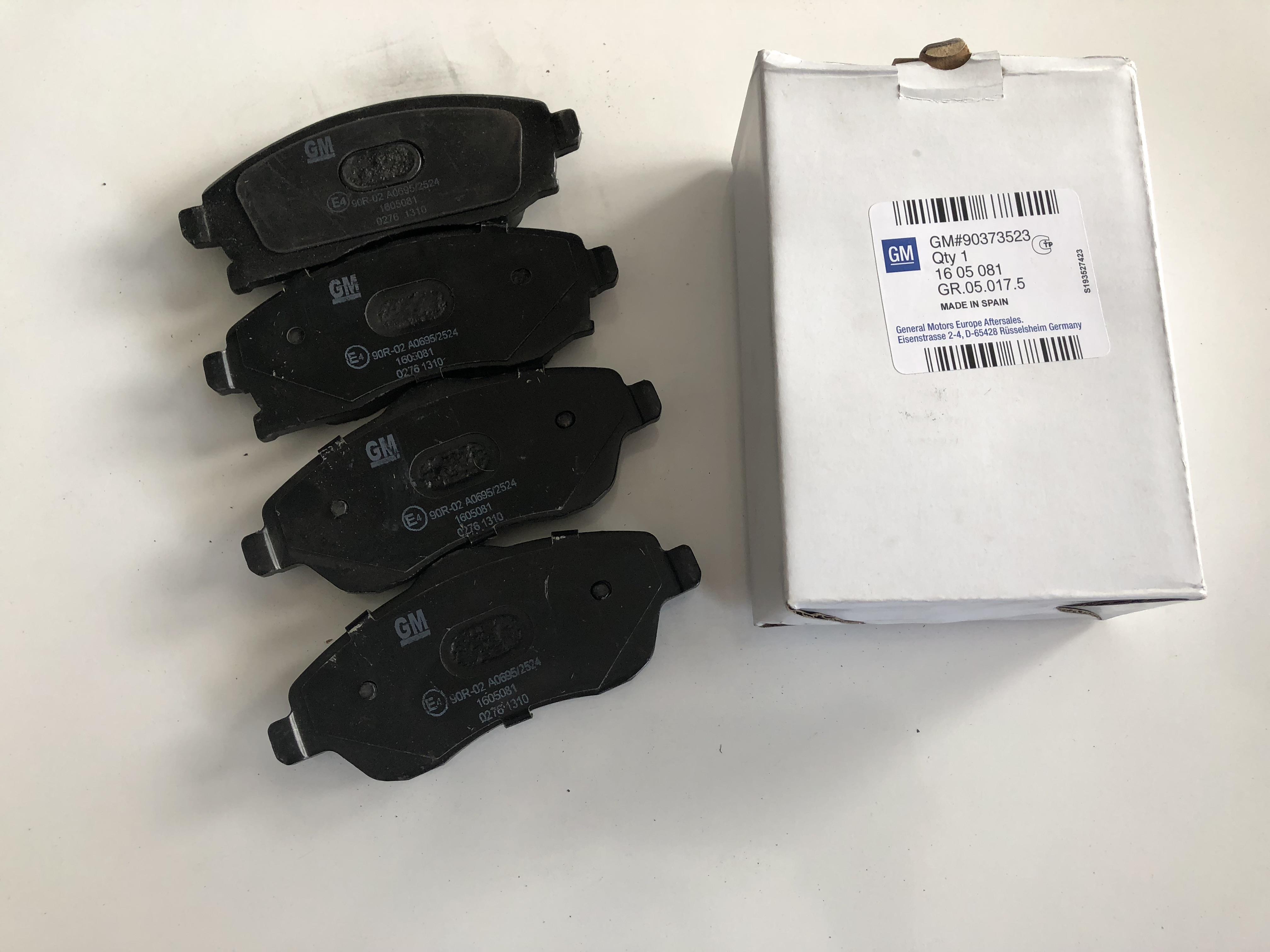 OPEL FREN BALATASI ÖN CORSA C COMBO C 1605974 93172261 9200108 1605964