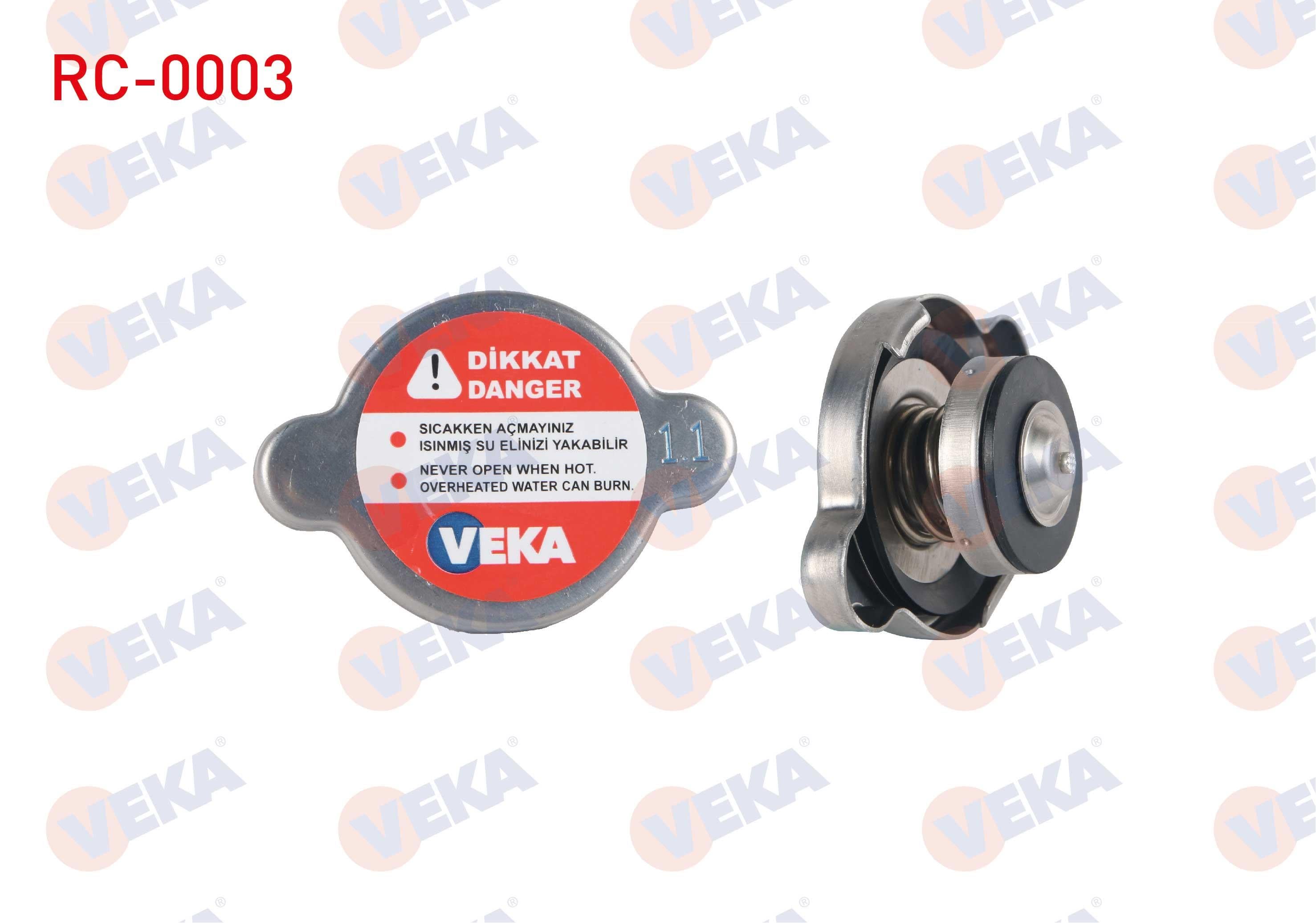 RADYATOR KAPAGI UNIVERSAL BUYUK 1.1 BAR CAP 45.5mm