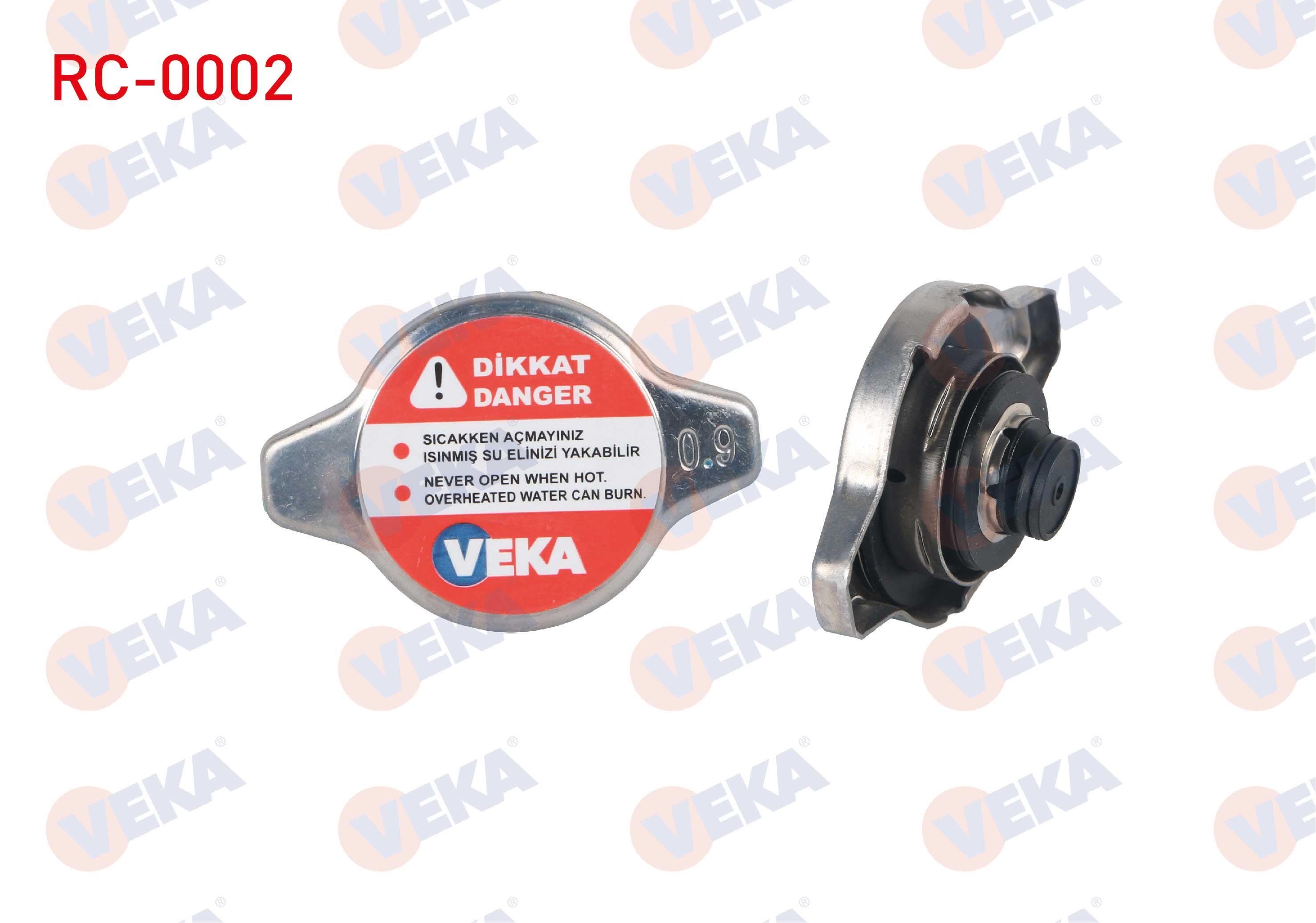 RADYATOR KAPAGI UNIVERSAL KUCUK 0.9 BAR CAP 43.5mm