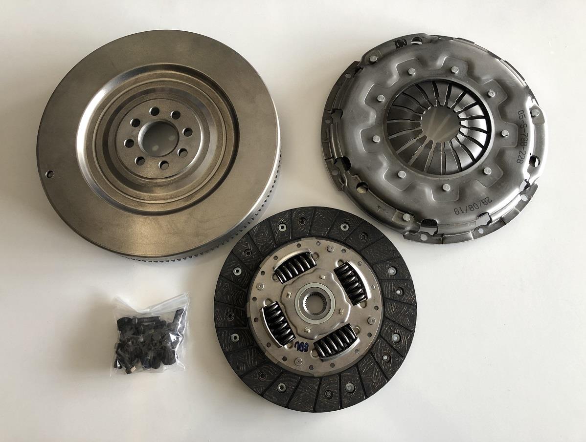 SABİT VOLANTLI KİT VOLANT+BASKI+BALATA T4 ACV 2.5 TDI  074141025K 417000811 600000200