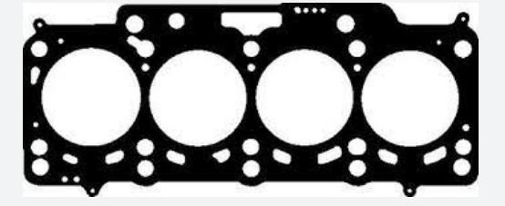 SİLİNDİR KAPAK CONTASI 3 KERTIK CADDY-POLO-İBİZA-FABİA CAYB-CAYC-CAYD 1,6 TDİ 10> 03L103383CB ELR732.110