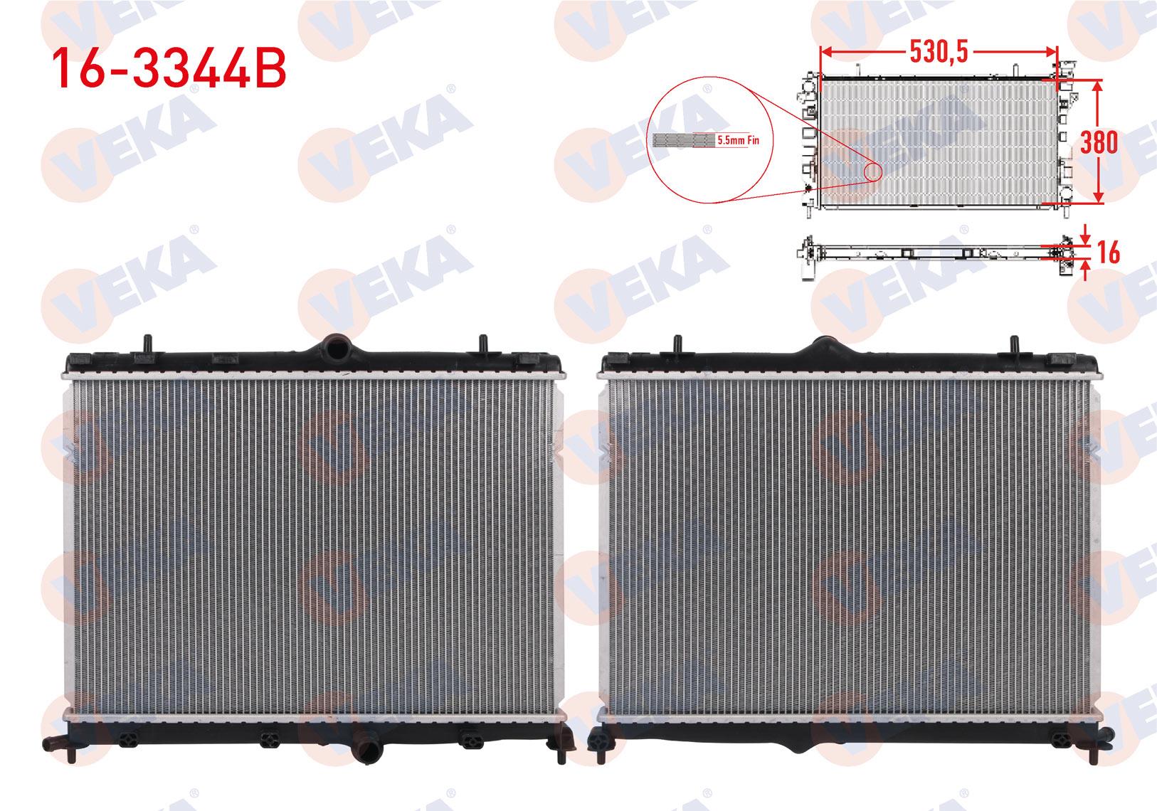 SU RADYATORU BRAZING 1.2 PURETECH - 1.5 BlueHDI PEUGEOT 2008 2015- / 208 2018- / CITROEN C4 III 2020- / DS 3 CROSSBACK 2018- / OPEL CORSA F 2019-