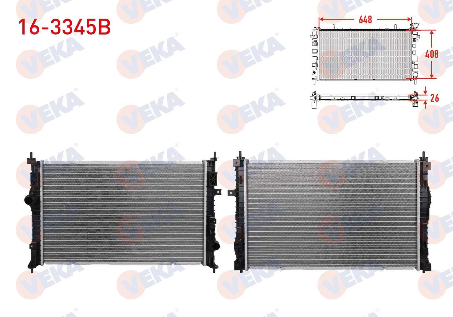 SU RADYATORU BRAZING 1.2 PureTech / 1.5-1.6 BlueHDi PEUGEOT 3008 II 2016-/ 308 II 2014-/ 5008 II 2016-/ EXPPERT 2018-/ CITROEN BERLINGO 2018-/ C4 G.PICASSO II 2014-/ OPEL GRANDLAND 2019-