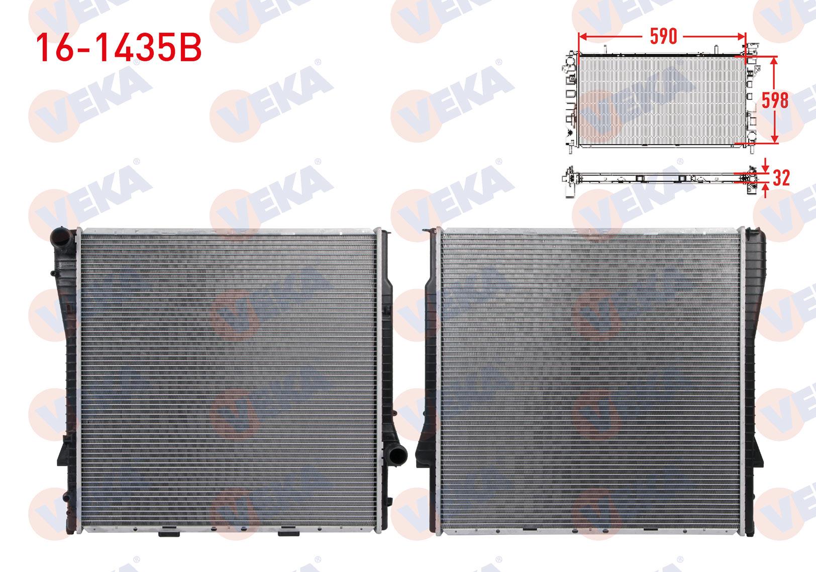SU RADYATORU BRAZING BMW X5 (E53) 3.0 D - 3.0i A-T - 4.4i A-T/M-T 2000-2007