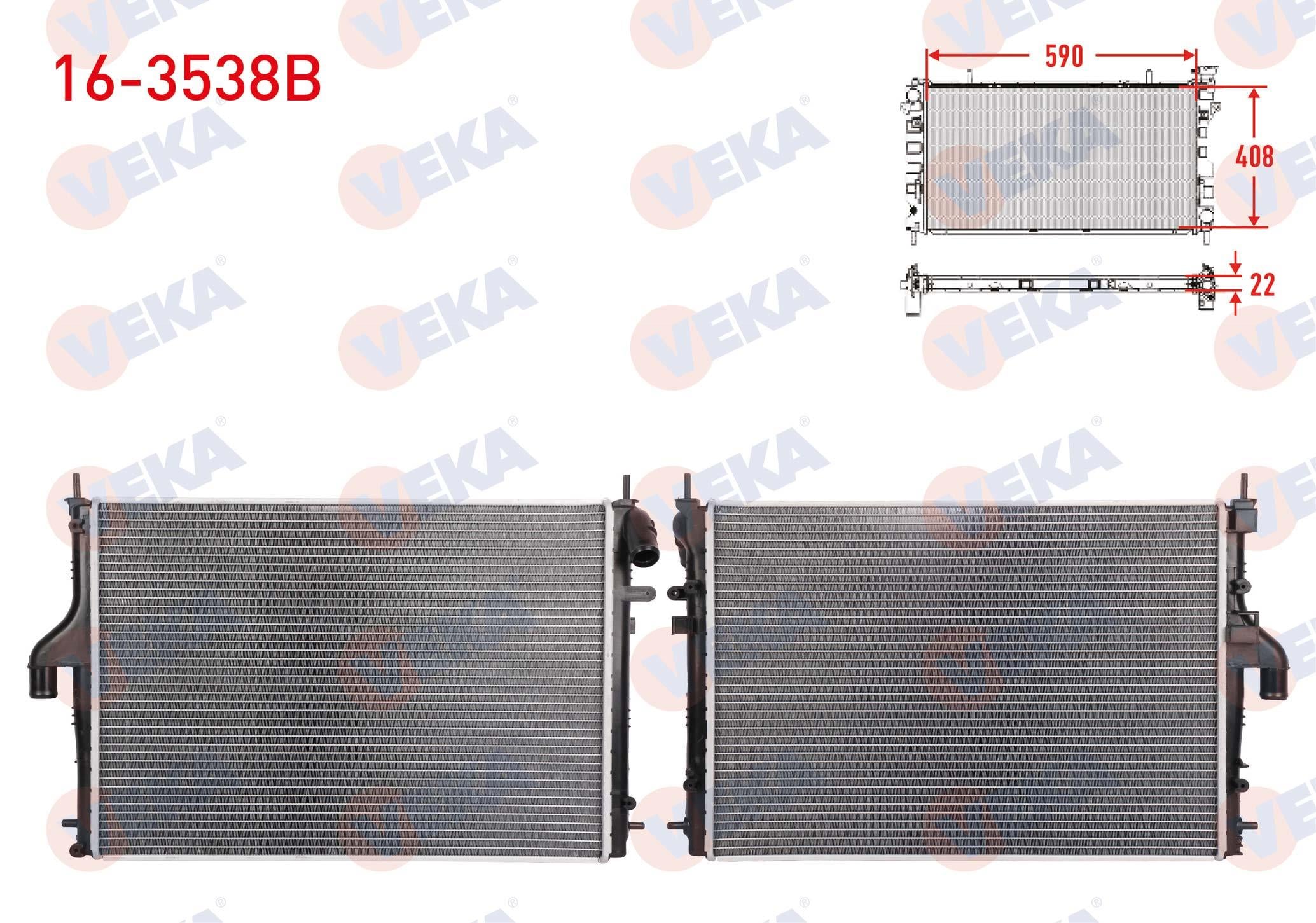 SU RADYATORU BRAZING DACIA DUSTER 1.5 DCI (K9K 796) M-T AC+/- 85 HP 2010-