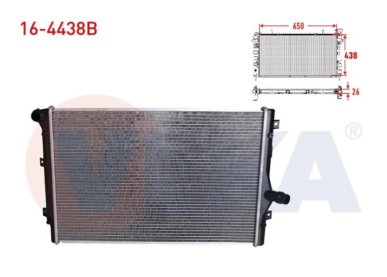 SU RADYATÖRÜ BRAZING GOLF5-GOLF6-CADDY-JETTA-PASSAT-A3 BKP-BKD-CAYC-CAYD 1,6 TDİ-2,0 TDİ 8MK376774044 1K0121251EH 3C0121253Q