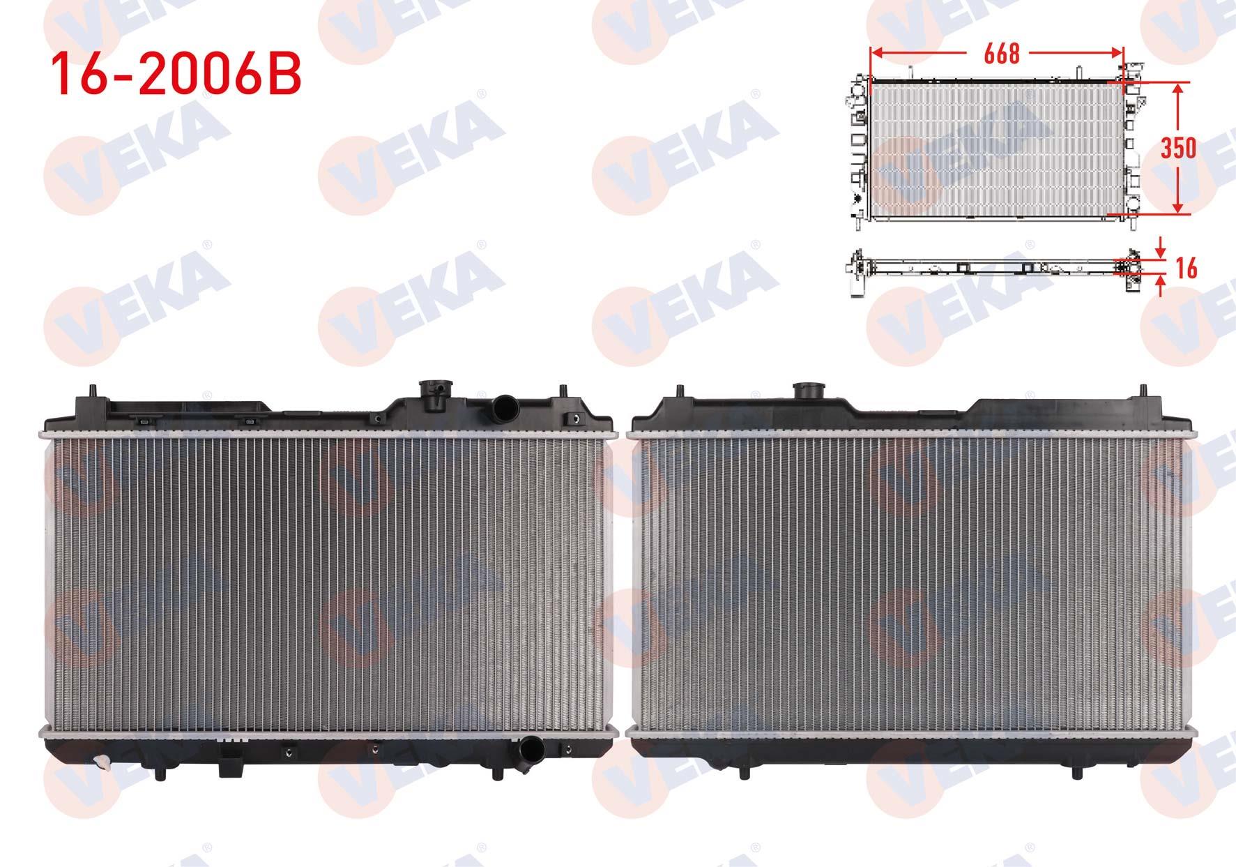 SU RADYATORU BRAZING HONDA CR-V I 2.0i 16v M-T 1995-2002