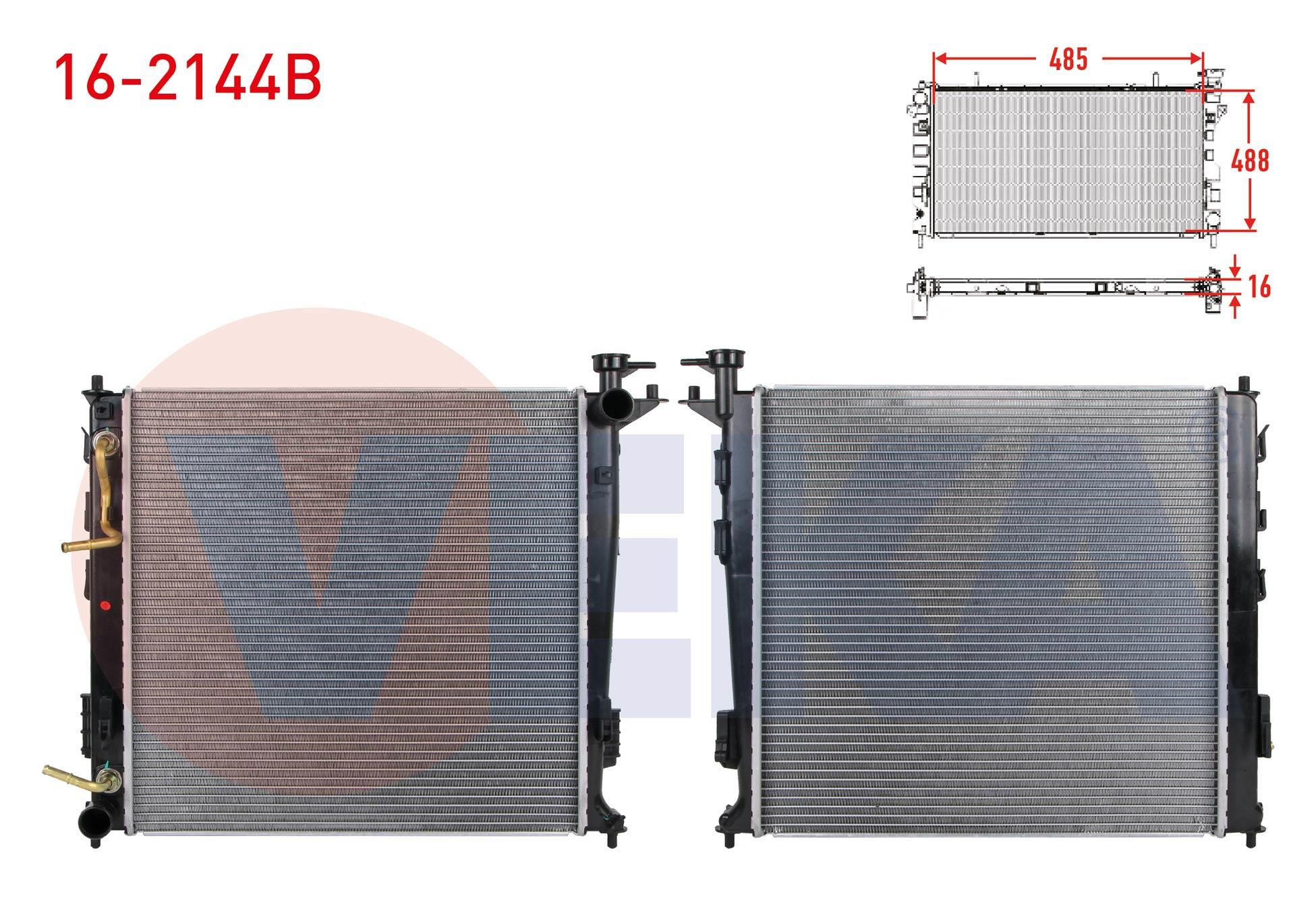 SU RADYATORU BRAZING HYUNDAI IX35 (LM) 2.0 CRDI A-T AC+/- 2010-