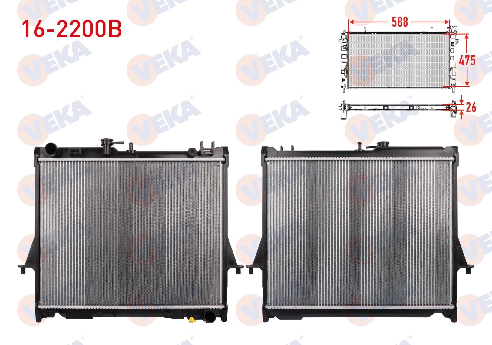 SU RADYATORU BRAZING ISUZU D-MAX (8DH) 2.5 D 4X4 M-T 2002-2012