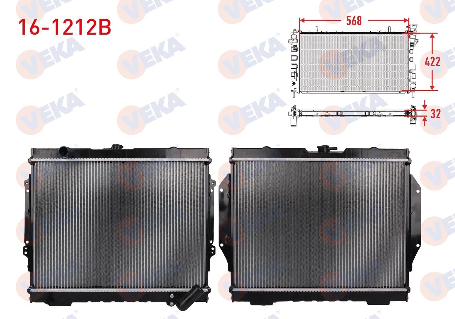 SU RADYATORU BRAZING JEEP V32 M-T 1992-1996