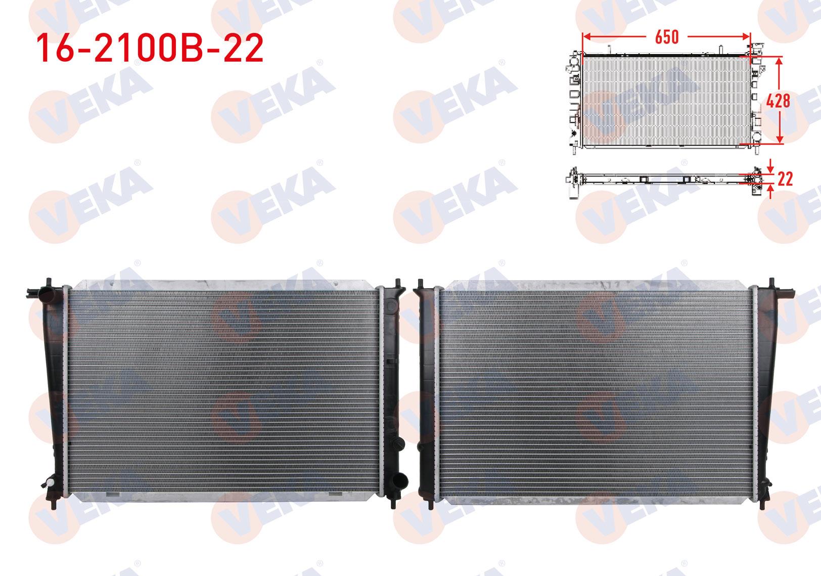 SU RADYATORU BRAZING KALINLIK 22mm HYUNDAI STAREX 2.5 TD M-T 1997-2007