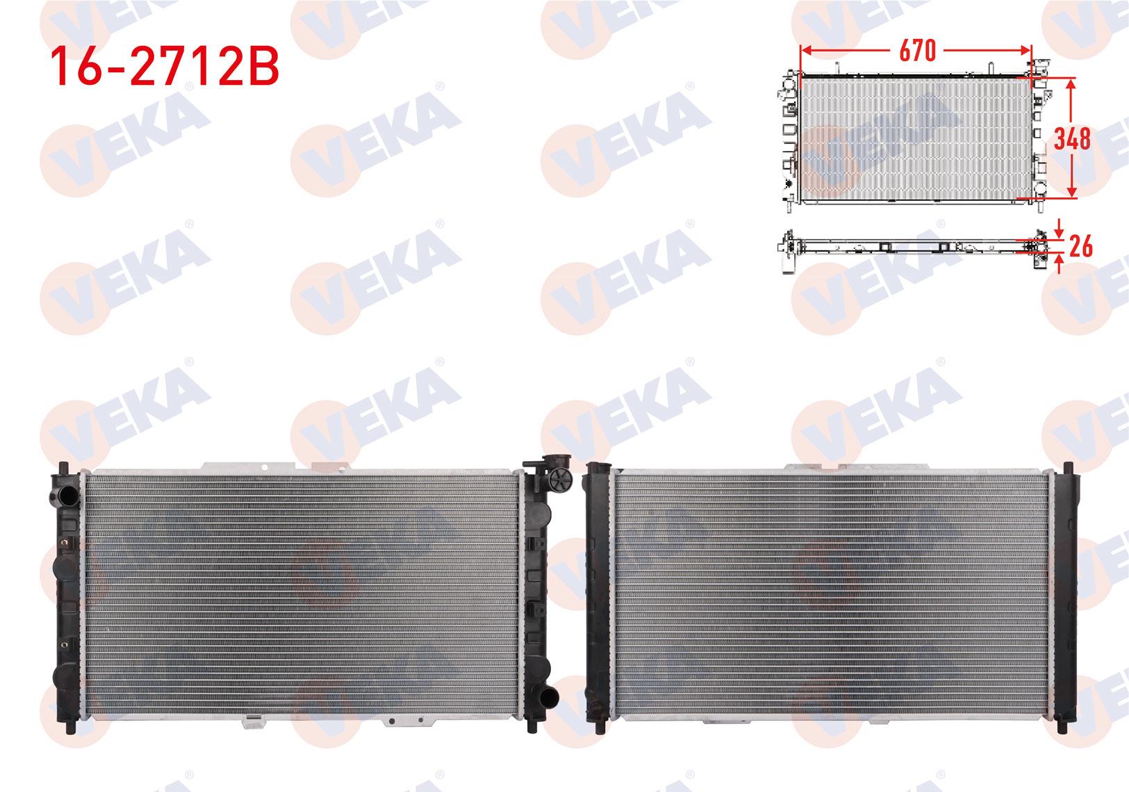 SU RADYATORU BRAZING MAZDA LANTIS 1.6 M-T 1994-