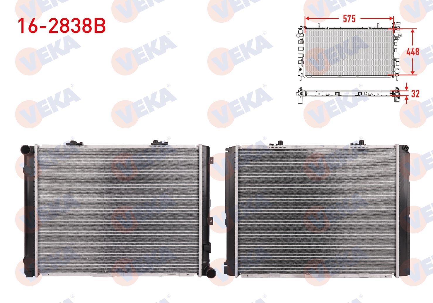 SU RADYATORU BRAZING MERCEDES 190 (W201) E 2.3 M-T AC+ 1982-1993