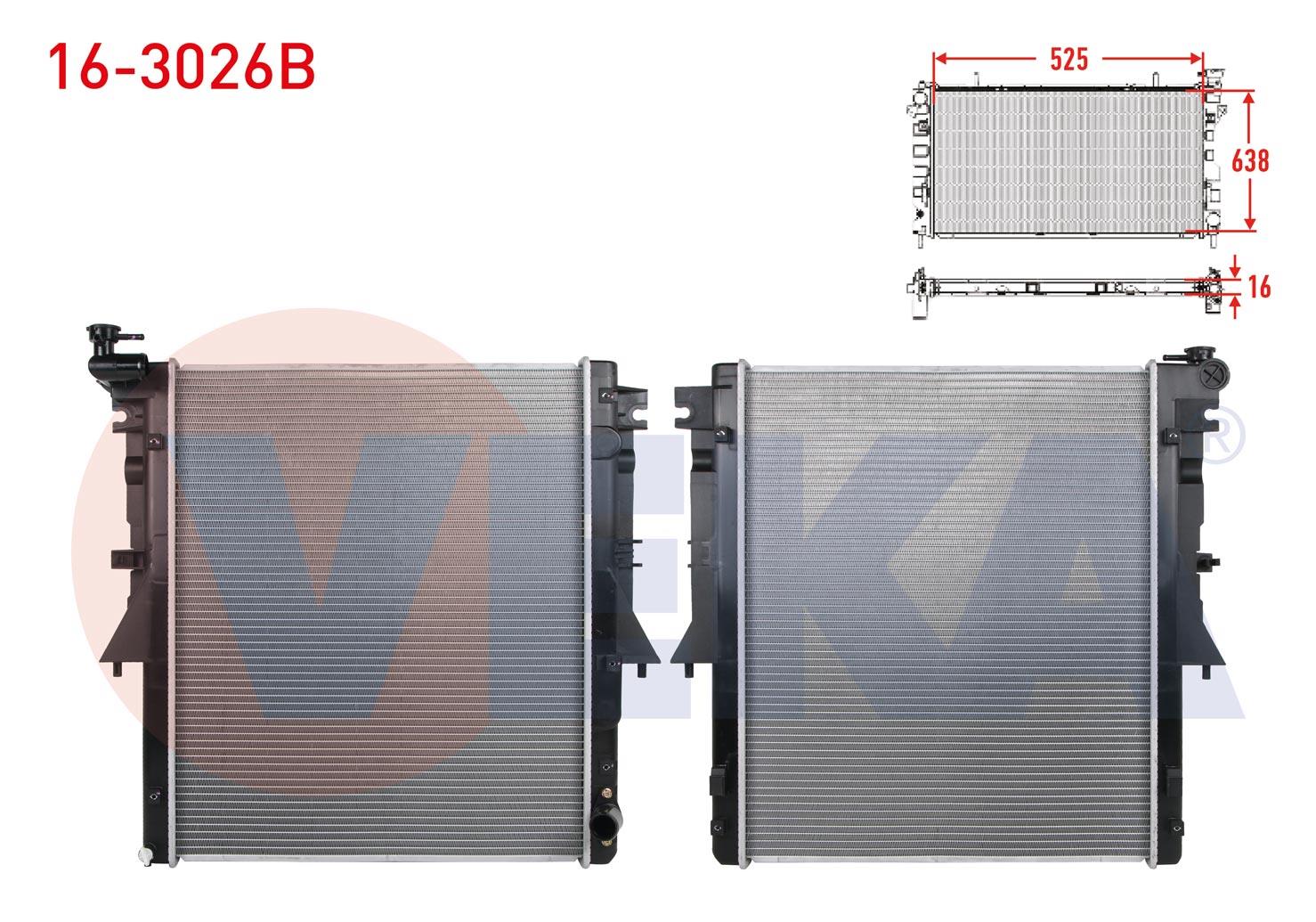SU RADYATORU BRAZING MITSUBISHI L 200 (KJ_,KK_,KL_) 2.4 DI-D M-T 2015-