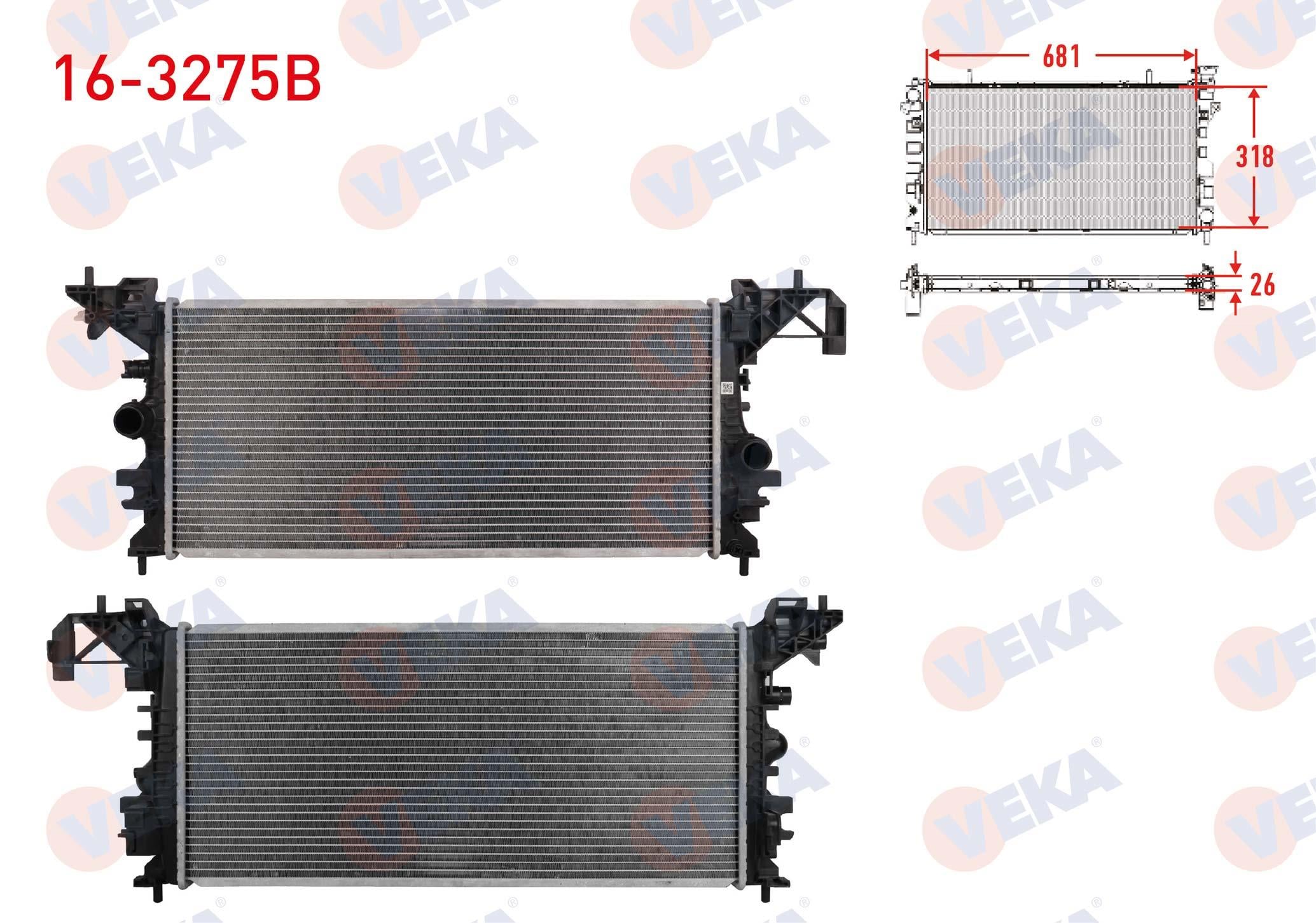SU RADYATORU BRAZING OPEL ASTRA K 1.6 CDTI M-T AC+/- 2015-