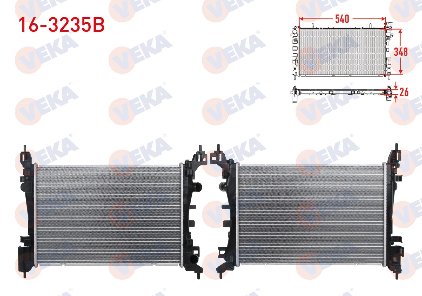 SU RADYATORU BRAZING OPEL CORSA D 1.4 (XEP) M-T 2006-2014