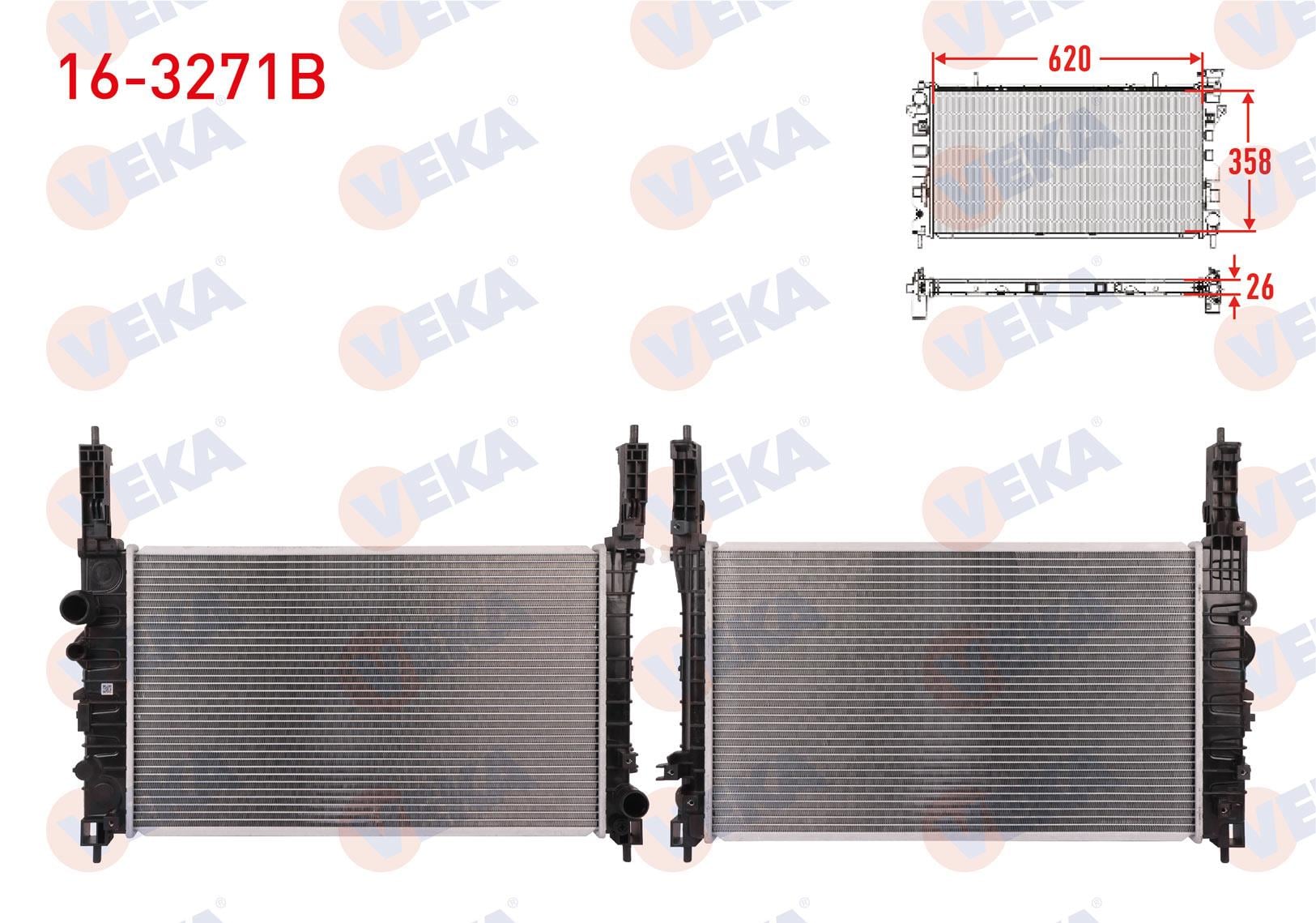 SU RADYATORU BRAZING OPEL MOKKA 1.4 M-T AC+/- 2012-
