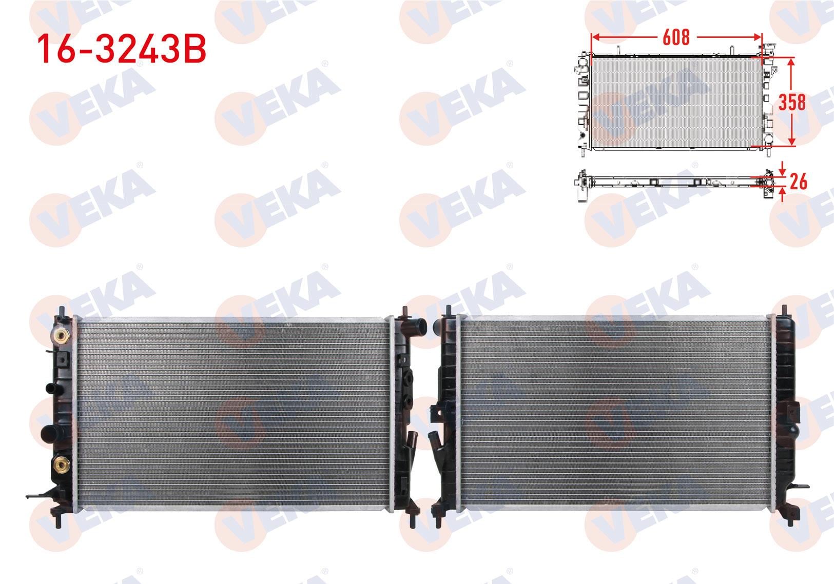 SU RADYATORU BRAZING OPEL VECTRA B 2.5 V6 A-T 1995-2003