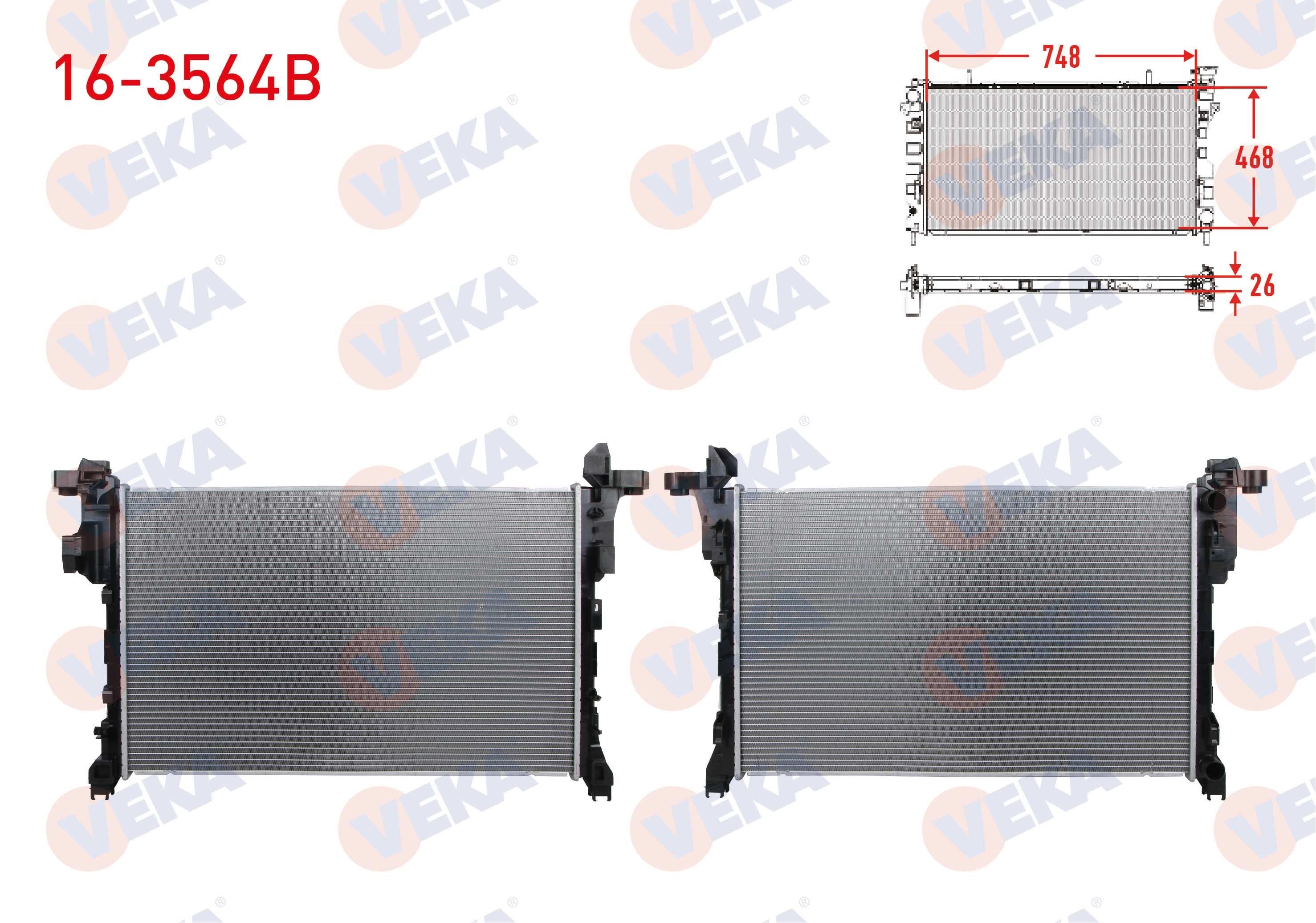 SU RADYATORU BRAZING RENAULT TRAFIC III (JG_) 1.6 DCI M-T AC- 115PS 2014-