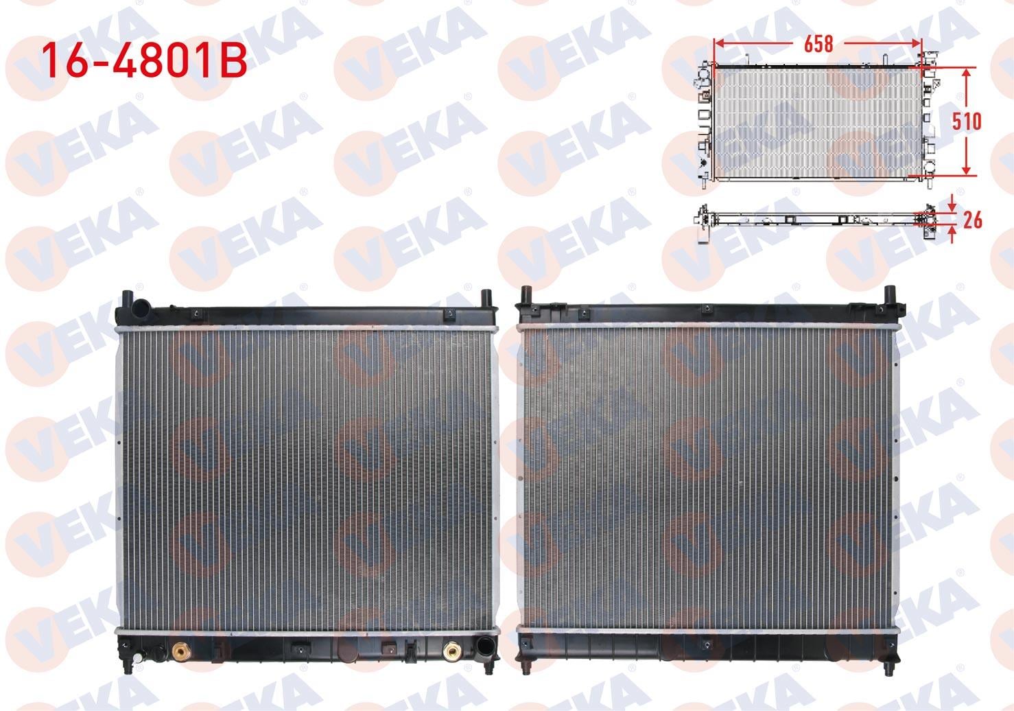 SU RADYATORU BRAZING SSANGYONG REXTON (GAB) 2.7 XDI A-T/M-T AC+/- 2004-