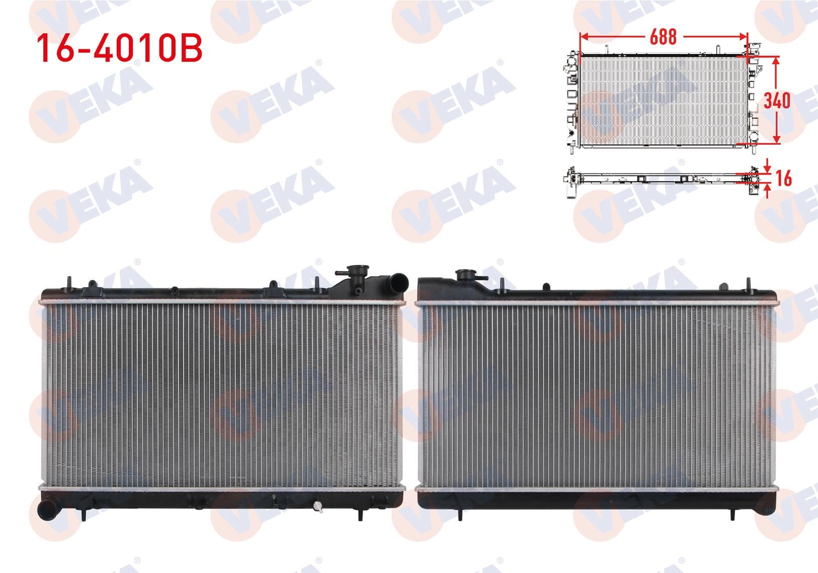 SU RADYATORU BRAZING SUBARU FORESTER 2.0 M-T 1997-2002 / IMPREZA 1.6 - 1.8 - 2.0 M-T 1993-2000