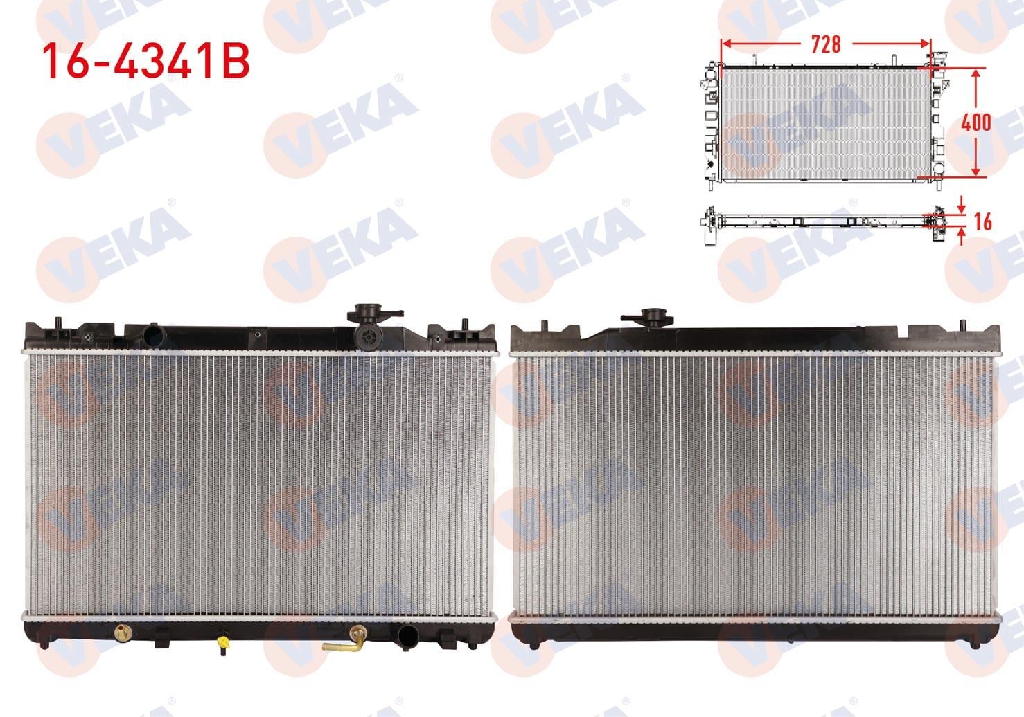 SU RADYATORU BRAZING TOYOTA CAMRY (_V30) 2.4i A-T/M-T AC+/- 2001-2006