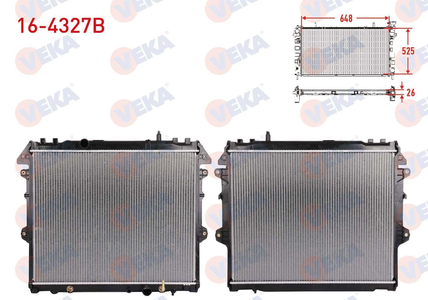 SU RADYATORU BRAZING TOYOTA HI-LUX (VIGO) PICK UP (TGN1_, GGN2_, GGN1_, KUN2_, KUN1_) 2.5 D-4D A-T 2005-2011