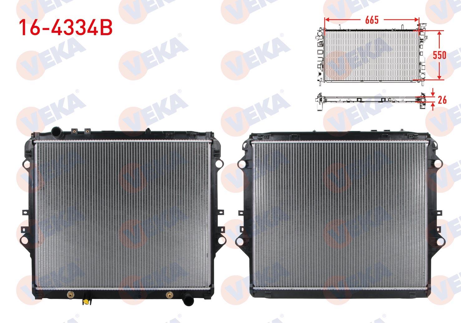 SU RADYATORU BRAZING TOYOTA HI-LUX VII PICK-UP REVO (_N1_) 2.4 D A-T AC+/- 2015-