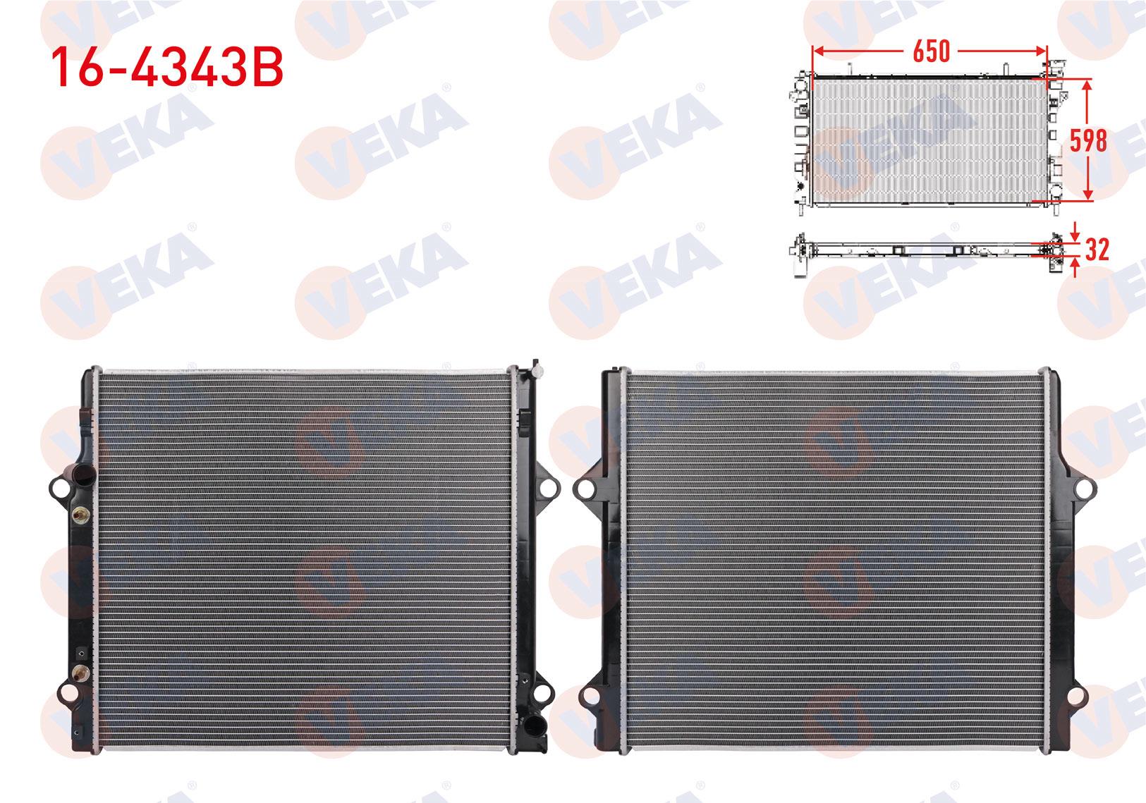 SU RADYATORU BRAZING TOYOTA LAND CRUISER PRADO 3.0 D-4D A-T/M-T AC+/- 2002-2009