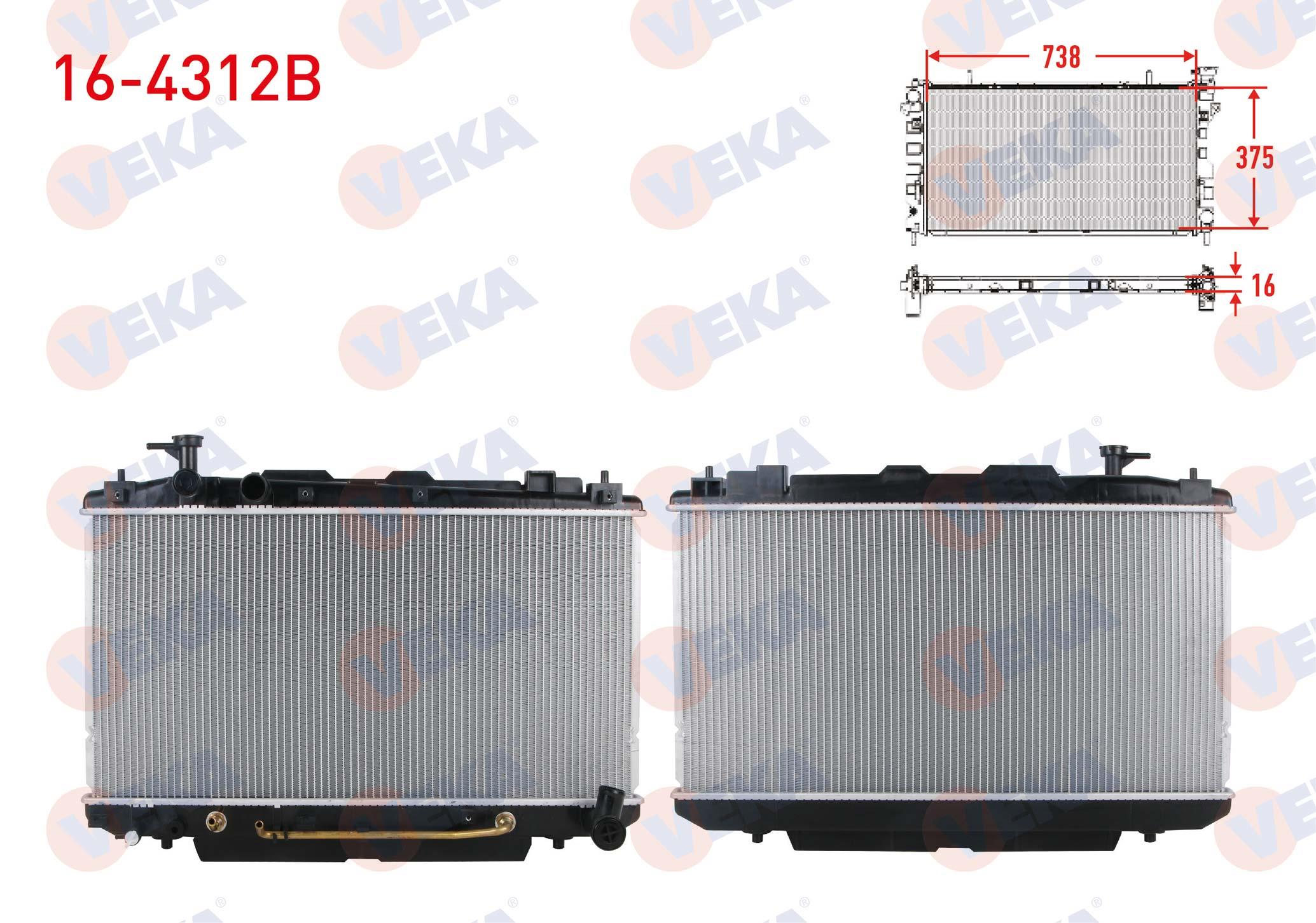 SU RADYATORU BRAZING TOYOTA RAV4 II (CLA2_, XA2_, ZCA2_, ACA2_) 2.0 VVT-I A-T 2000-2006