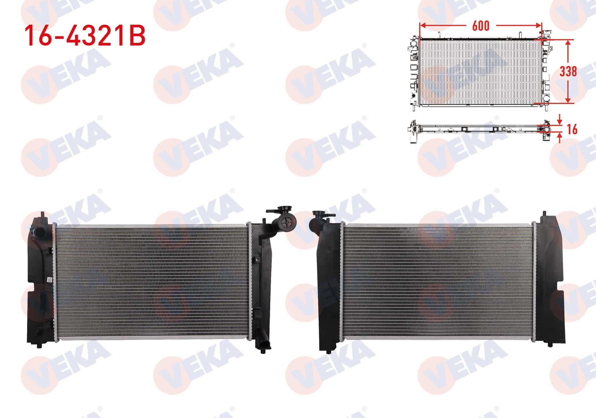 SU RADYATORU BRAZING VIDALI TOYOTA COROLLA (_E12_) 1.4 VVT-I M-T 2002-2007