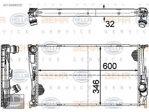 SU RADYATÖRÜ MAN 320D-325D-330D E87-90 M47N-N47-57