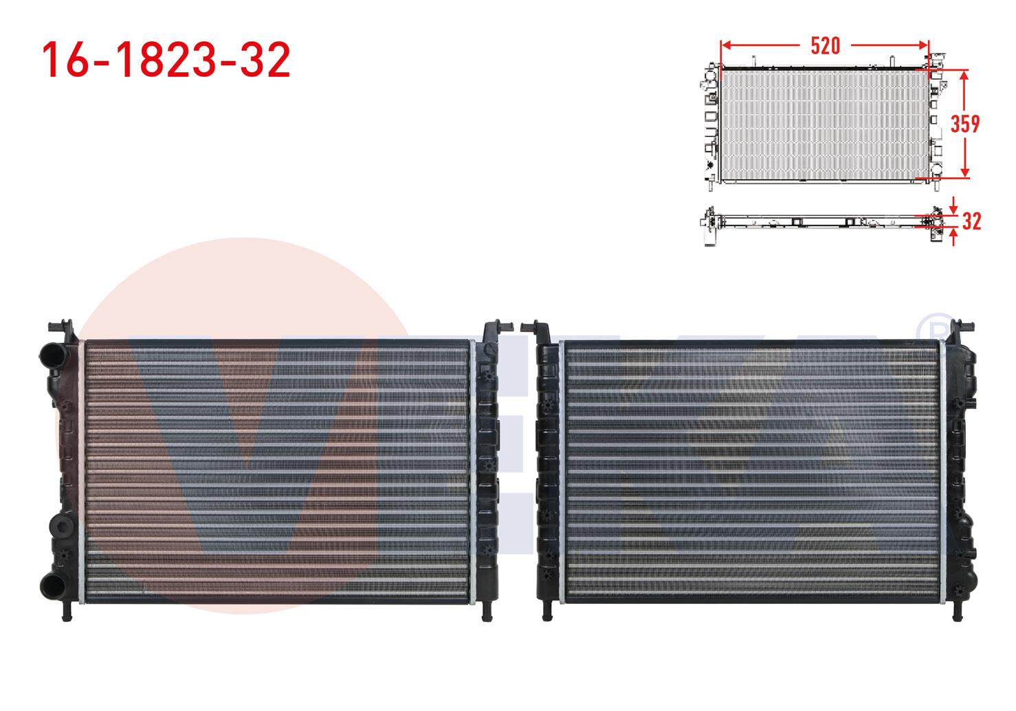 SU RADYATORU MEKANIK (32mm) FIAT PALIO (178BX) (178DX) 1.2i 16v M-T 1996-2005