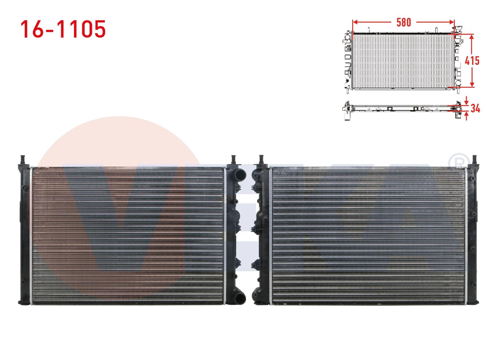 SU RADYATORU MEKANIK ALFA ROMEO 147 (937) 1.6 M-T AC +/- 2001-2010