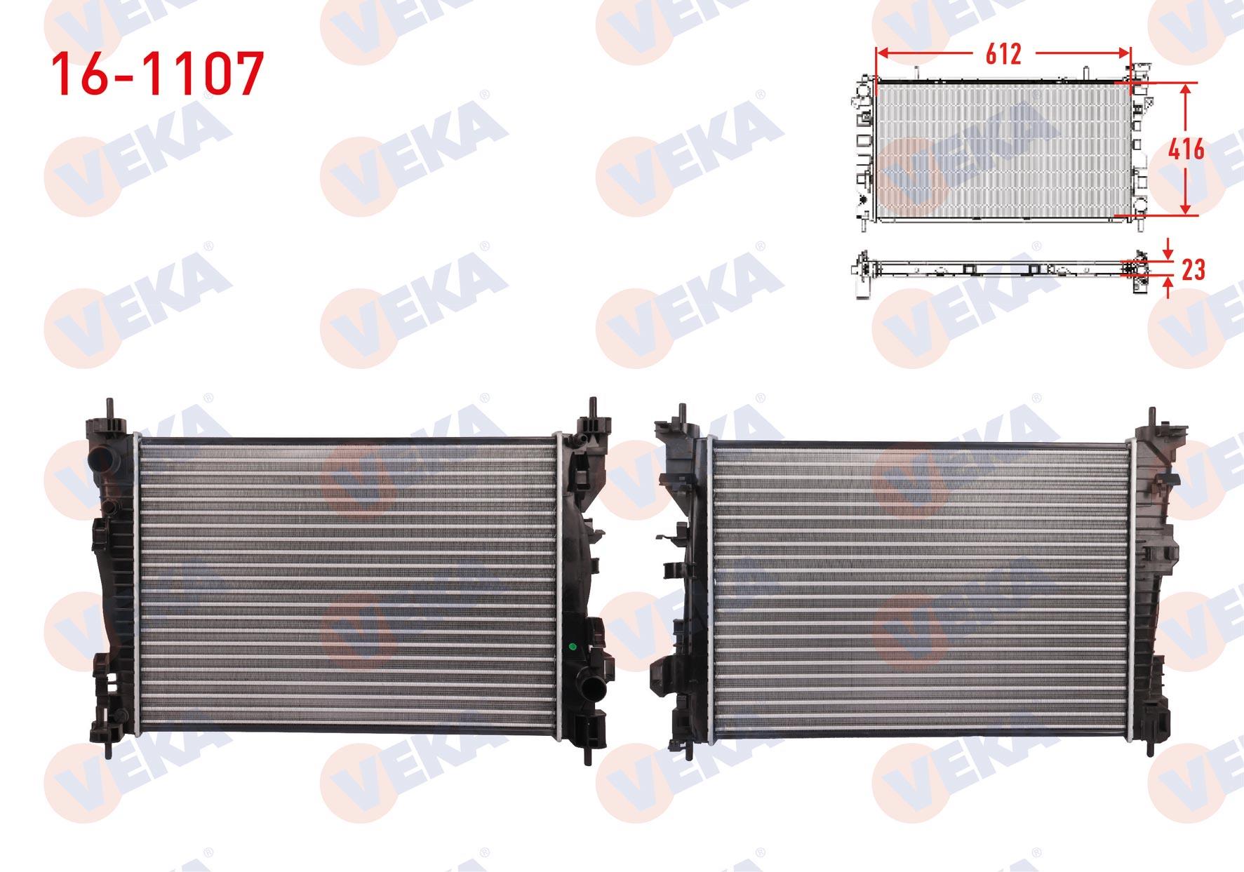 SU RADYATORU MEKANIK ALFA ROMEO GIULIETTA (940) 1.4 TB M-T AC+/- 2010-
