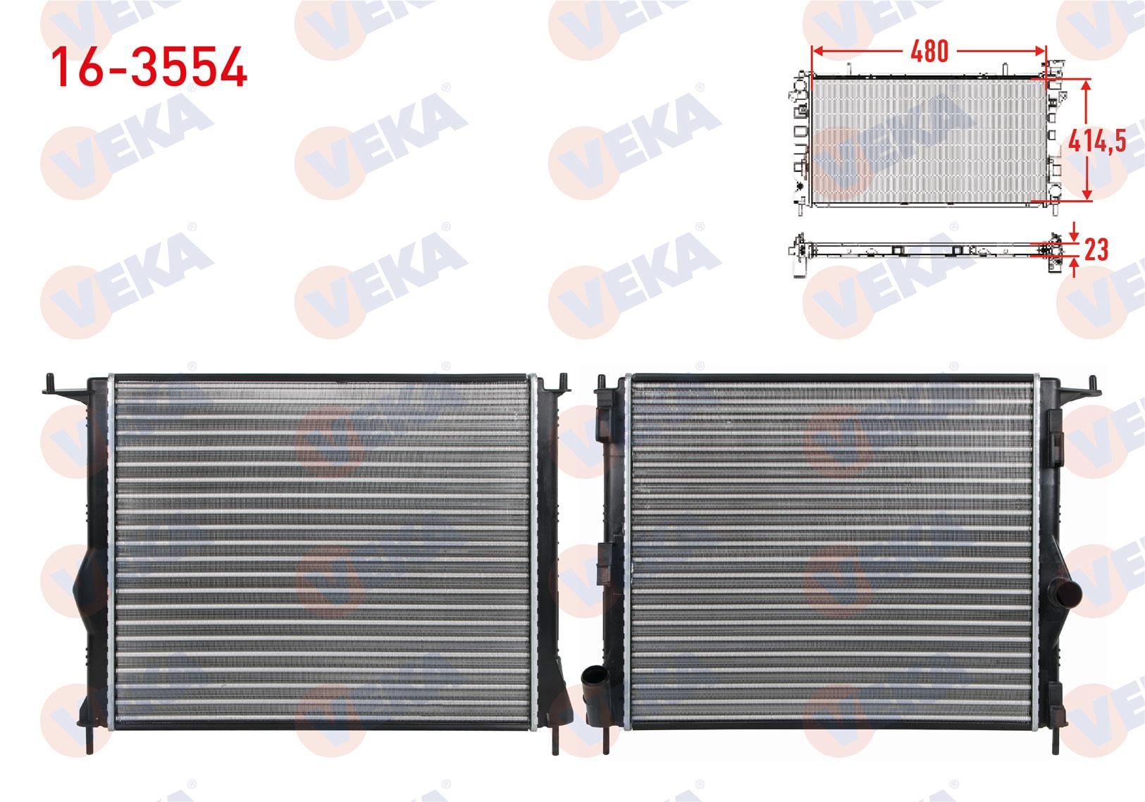 SU RADYATORU MEKANIK DACIA LOGAN (LS) 1.4 MPI M-T AC- 2004-2012