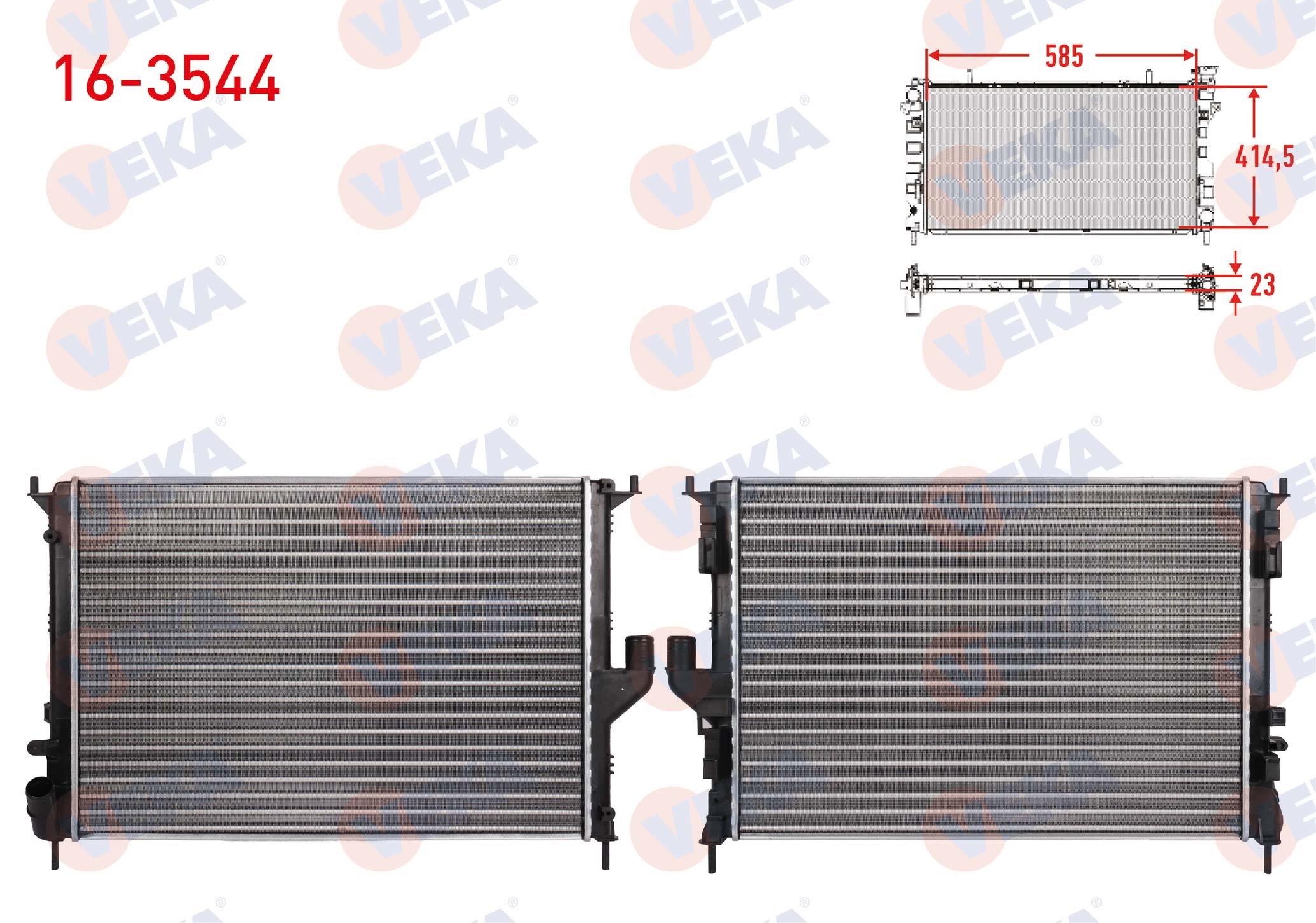 SU RADYATORU MEKANIK DACIA LOGAN (LS) 1.5 DCI M-T 2004-2012