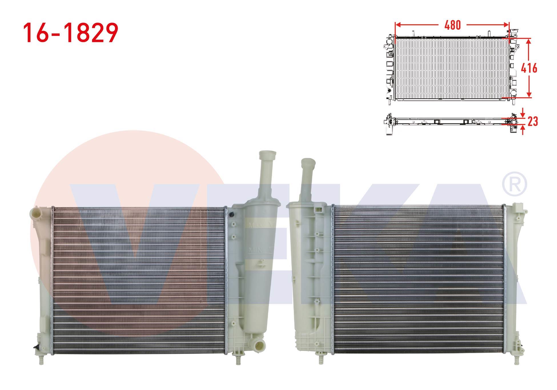 SU RADYATORU MEKANIK FIAT 500 1.2 M-T AC+/- 2008-2012