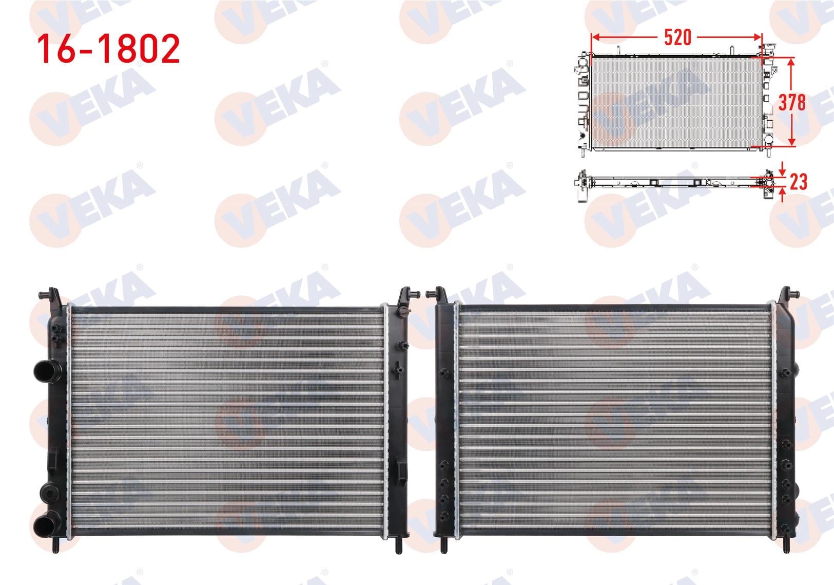 SU RADYATORU MEKANIK FIAT ALBEA 1.2i M-T 2003-2007