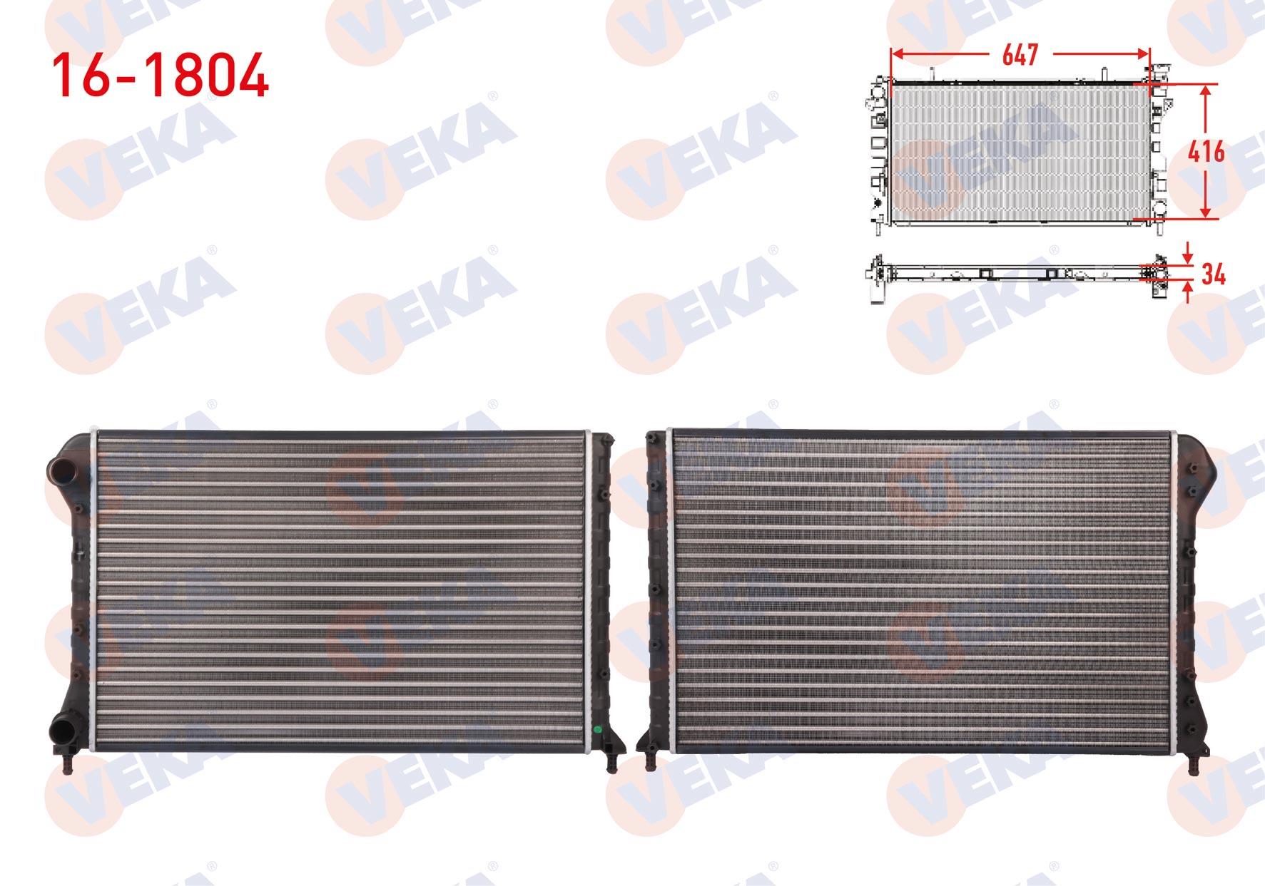 SU RADYATORU MEKANIK FIAT DOBLO (119,223) 1.9 D M-T AC- 2001-2010