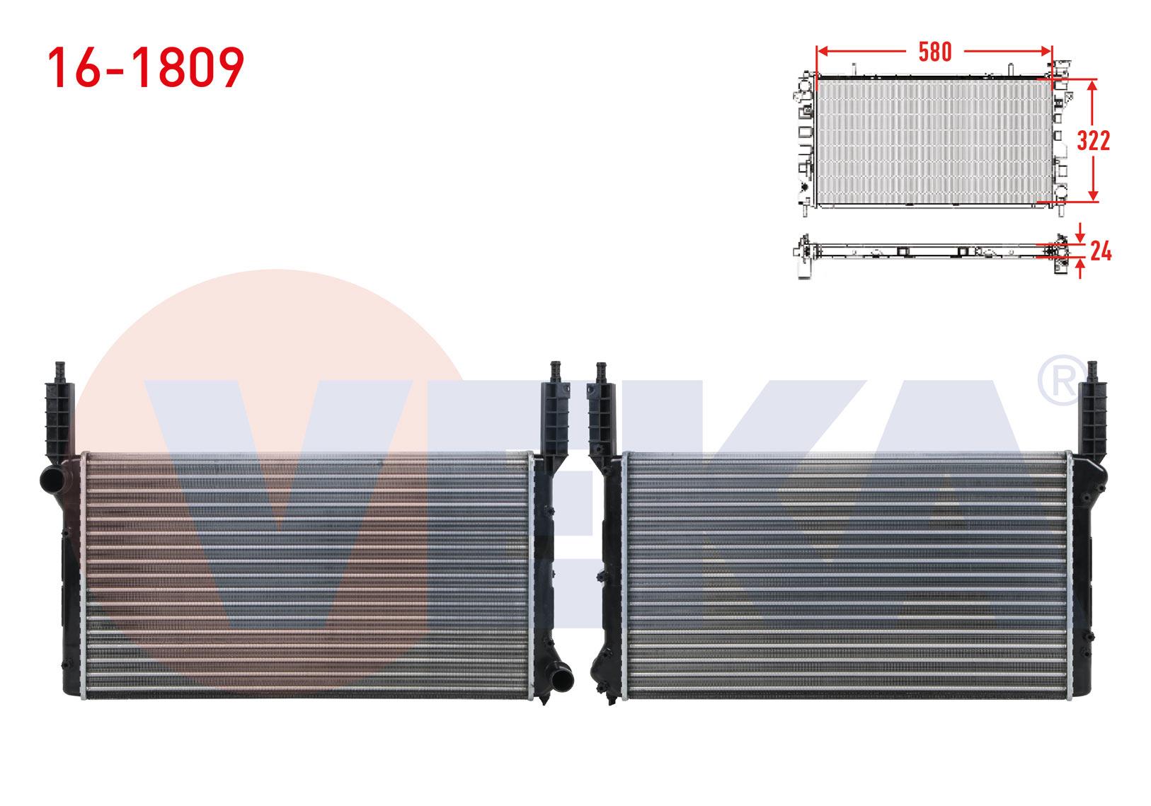 SU RADYATORU MEKANIK FIAT DOBLO (119,223) 1.2i M-T 2001-2010