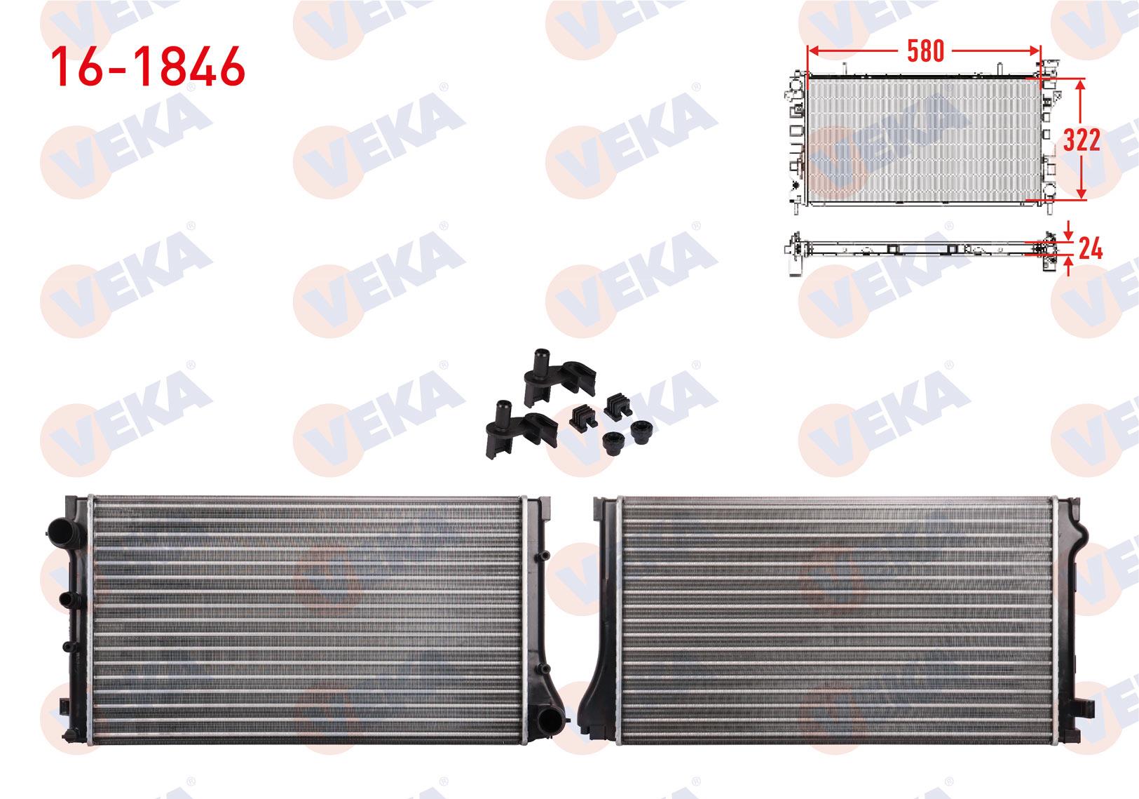 SU RADYATORU MEKANIK FIAT PANDA (169) 1.2 M-T 2003-2012
