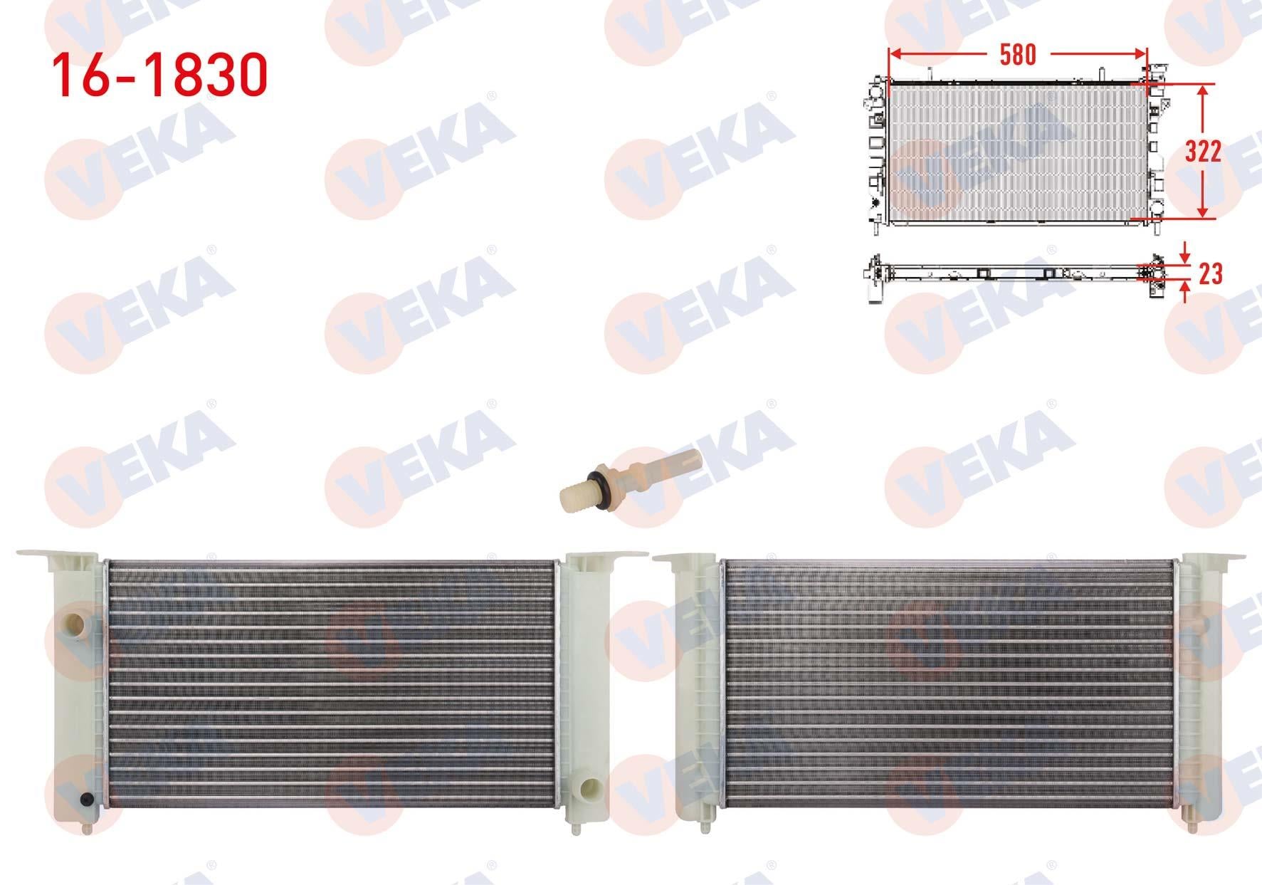 SU RADYATORU MEKANIK FIAT STILO (192) 1.2 16v M-T AC+/- 2001-2006