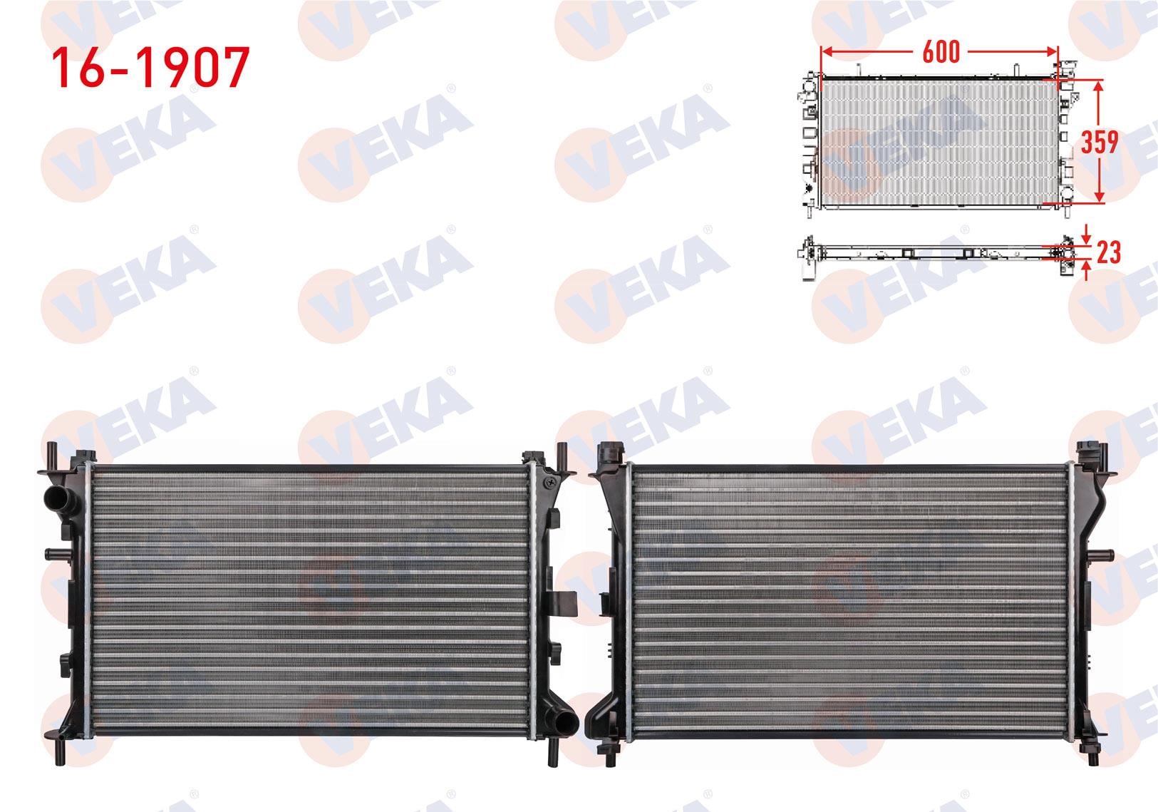 SU RADYATORU MEKANIK FORD FOCUS I (DAW,DBW) 1.6i 16v M-T AC+/- 1998-2004