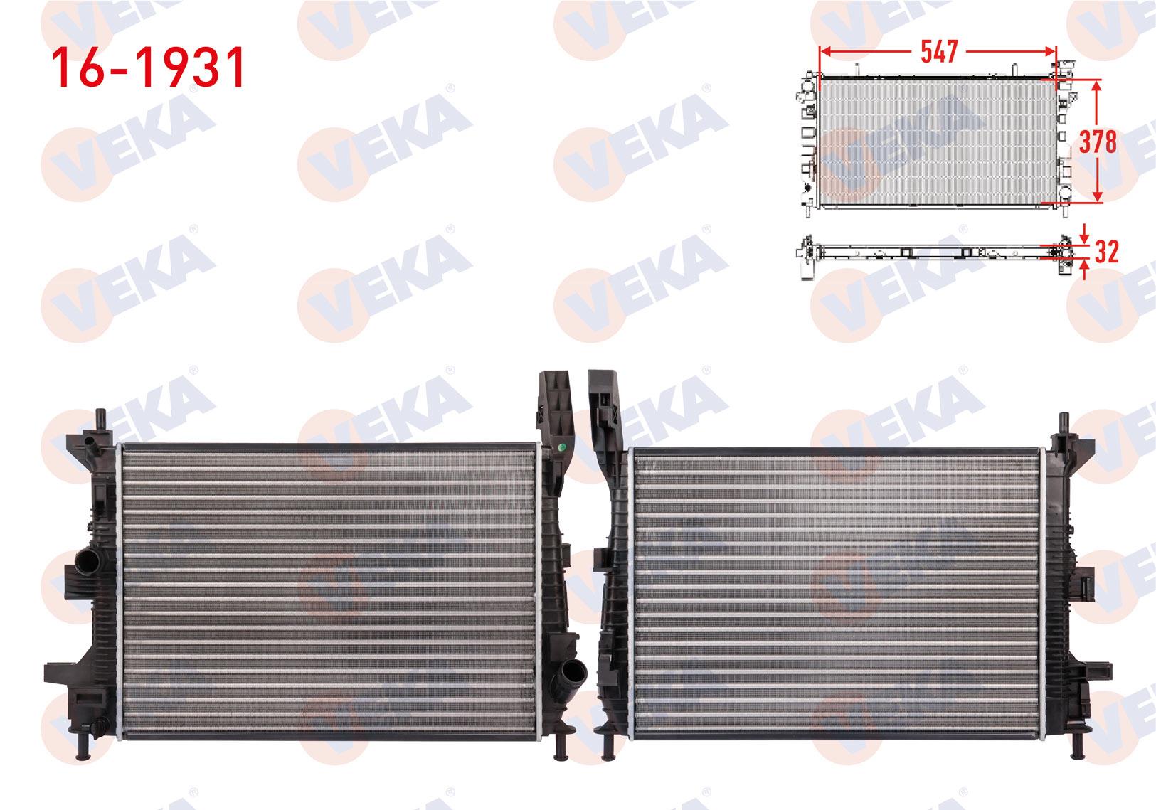 SU RADYATORU MEKANIK FORD FOCUS III 1.0 ECOBOOST M-T AC+/- 2011-2015