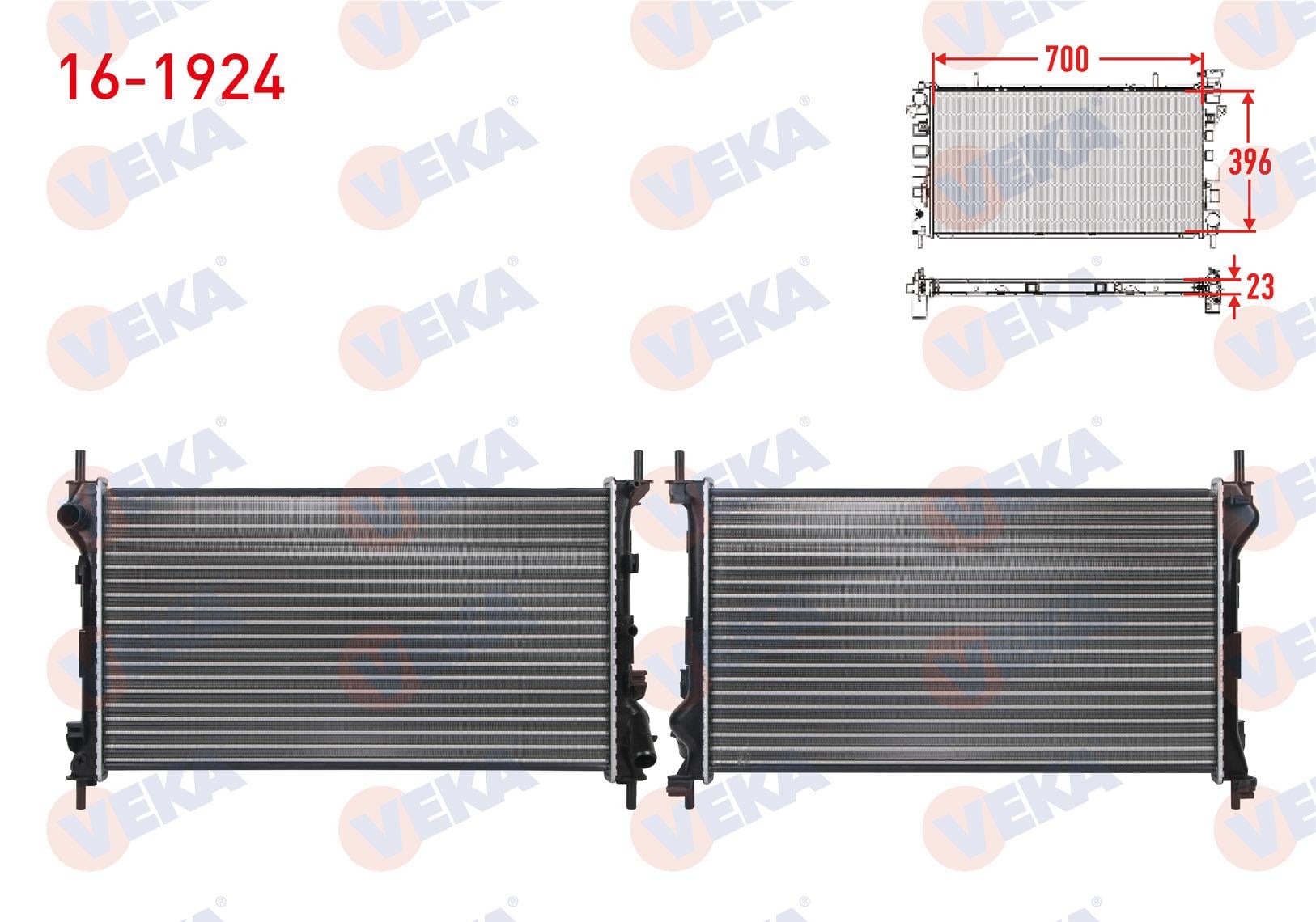 SU RADYATORU MEKANIK FORD TRANSIT CONNECT 1.8 TDCI M-T AC+ 2002-2013
