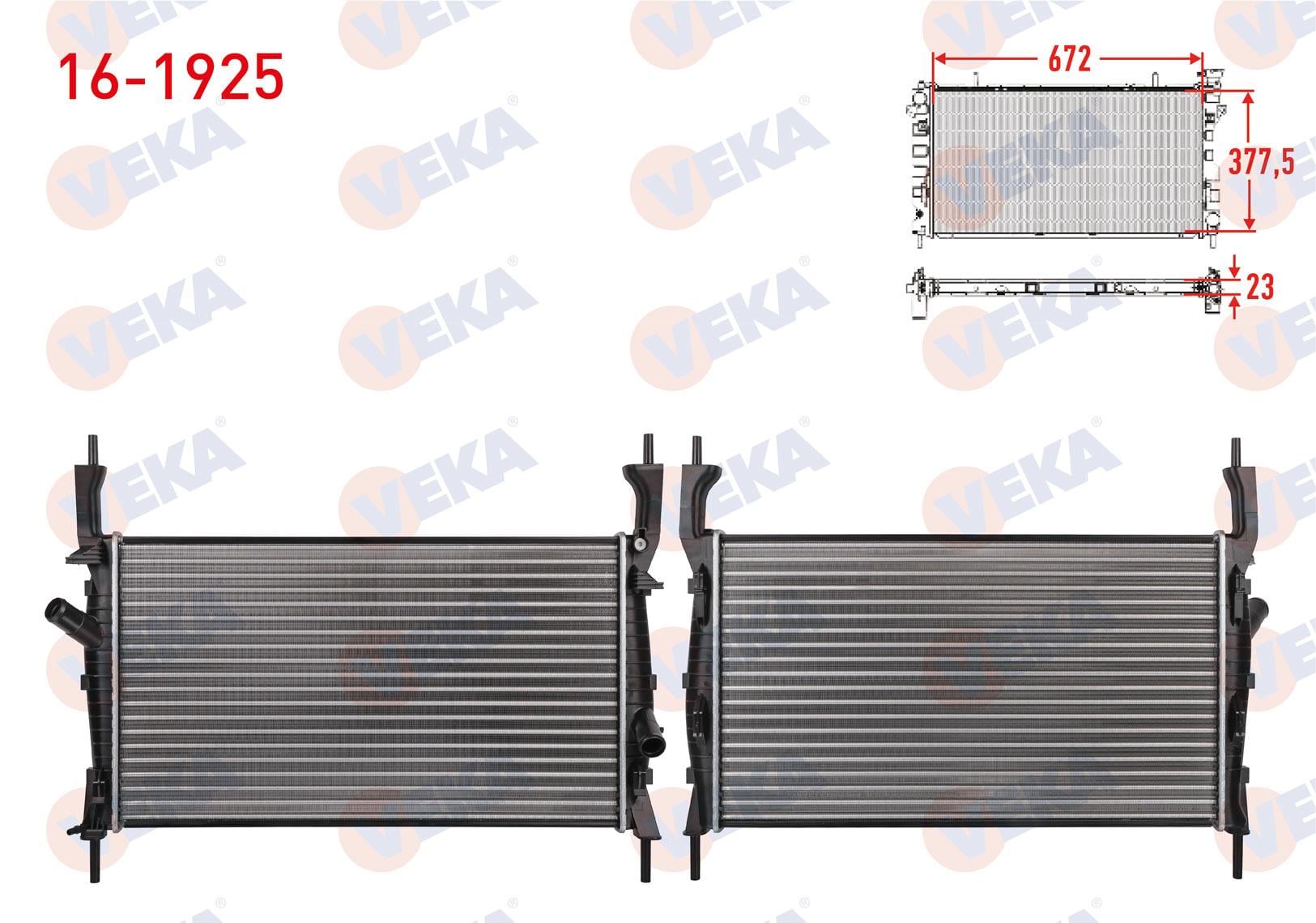 SU RADYATORU MEKANIK FORD TRANSIT (V347) (KISA SASE) 2.2 TDCI M-T AC- 2006-2009
